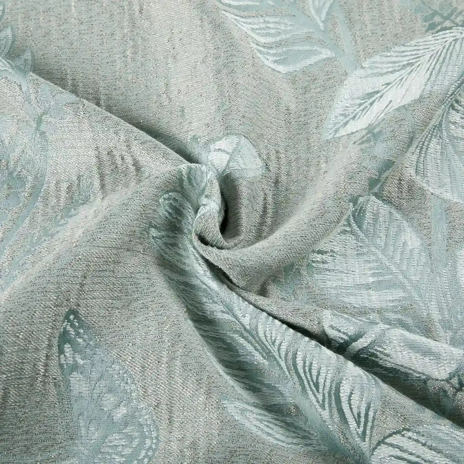 Lydia Foliage Jacquard Curtain Pleated - Serie H - Image 12
