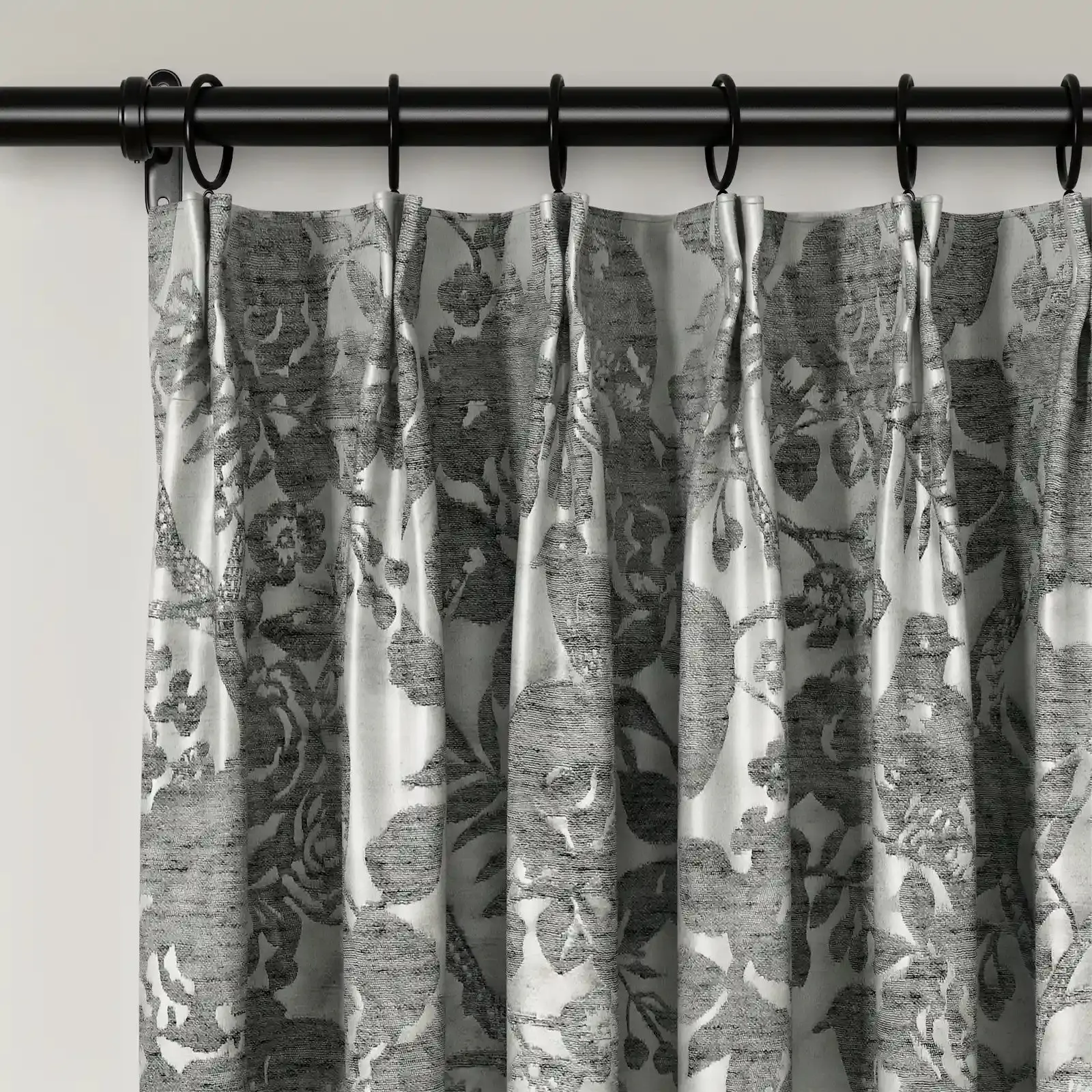 Lydia Garden Jacquard Curtain Pleated - Serie E - Image 11
