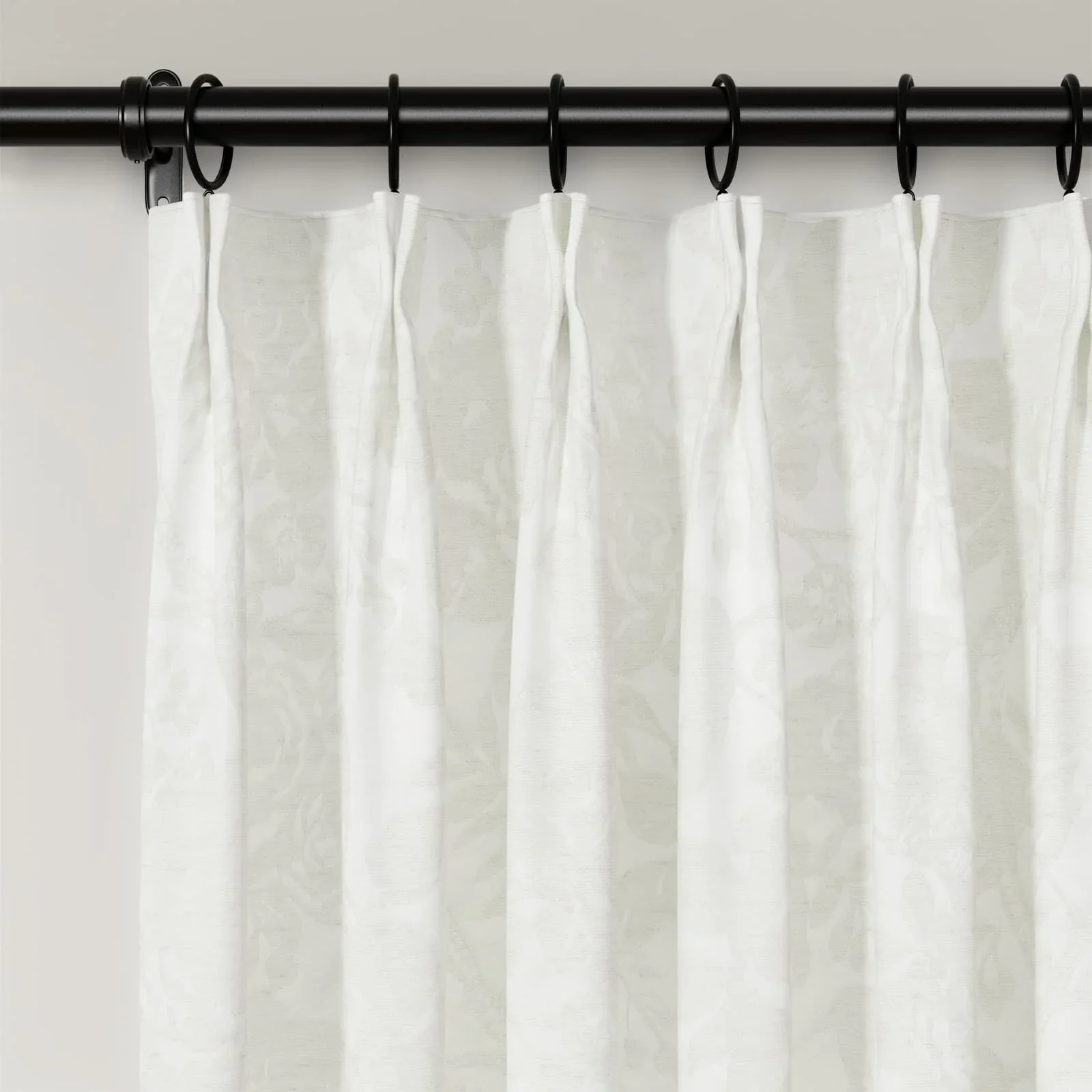Lydia Garden Jacquard Curtain Pleated - Serie E - Image 3