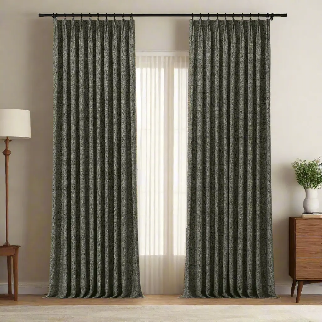 Lydia Knit Jacquard Curtain Pleated - Serie K - Image 3