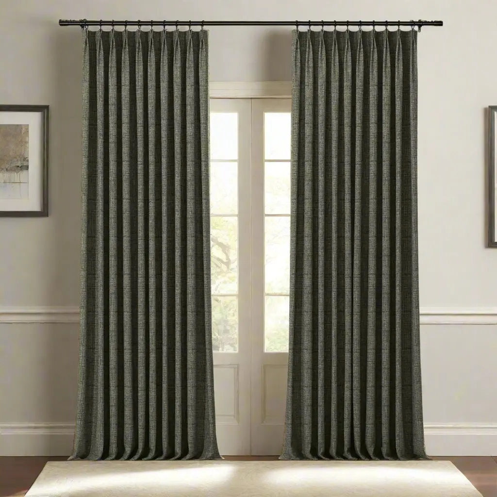 Lydia Lattice Jacquard Curtain Pleated - Serie H - Image 8