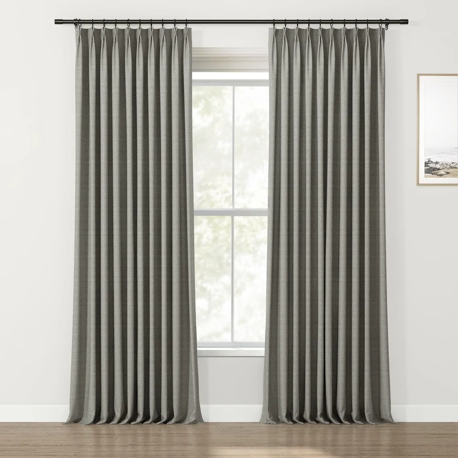 Lydia Mesh Jacquard Curtain Pleated - Serie F - Image 11