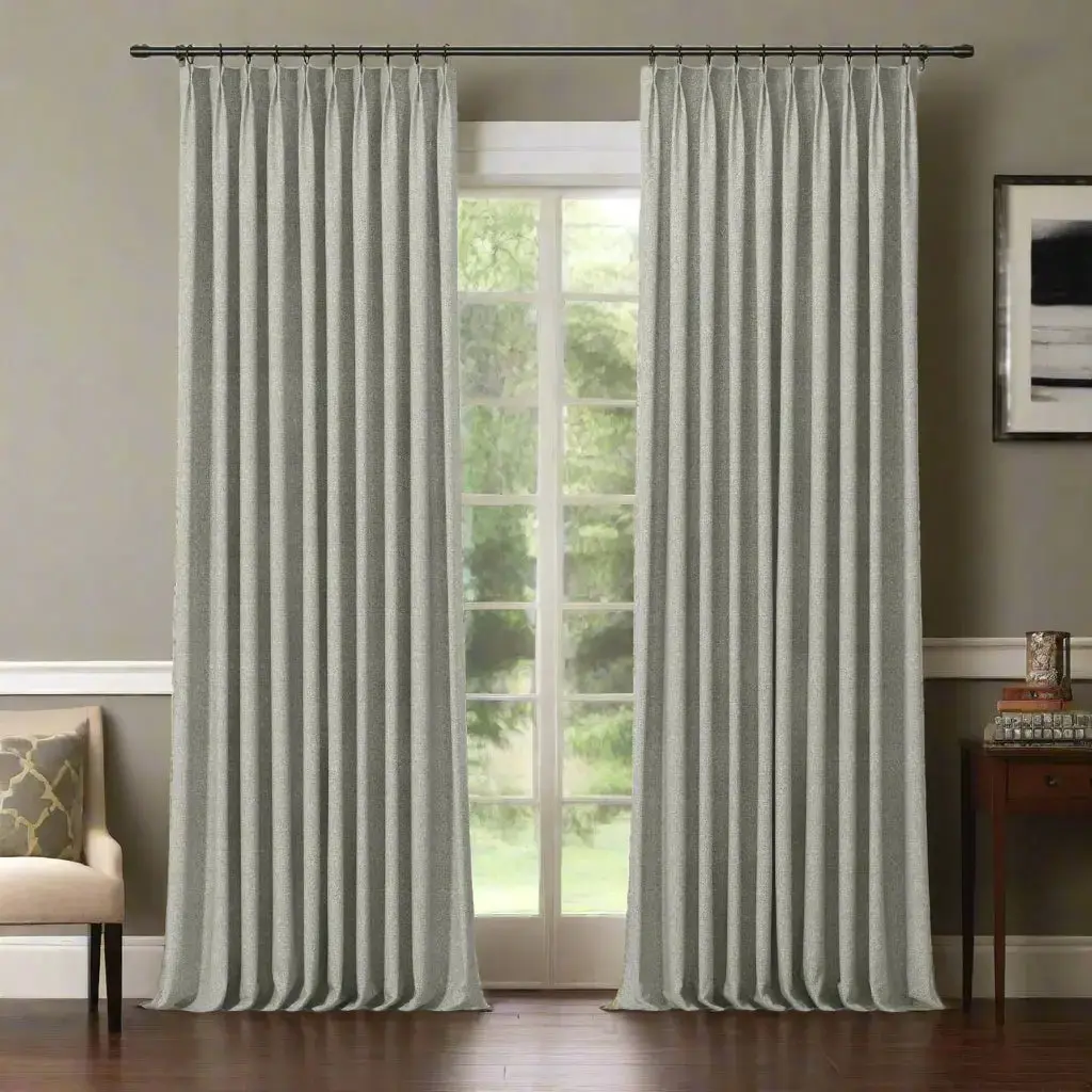 Lydia Mesh Jacquard Curtain Pleated - Serie F - Image 38