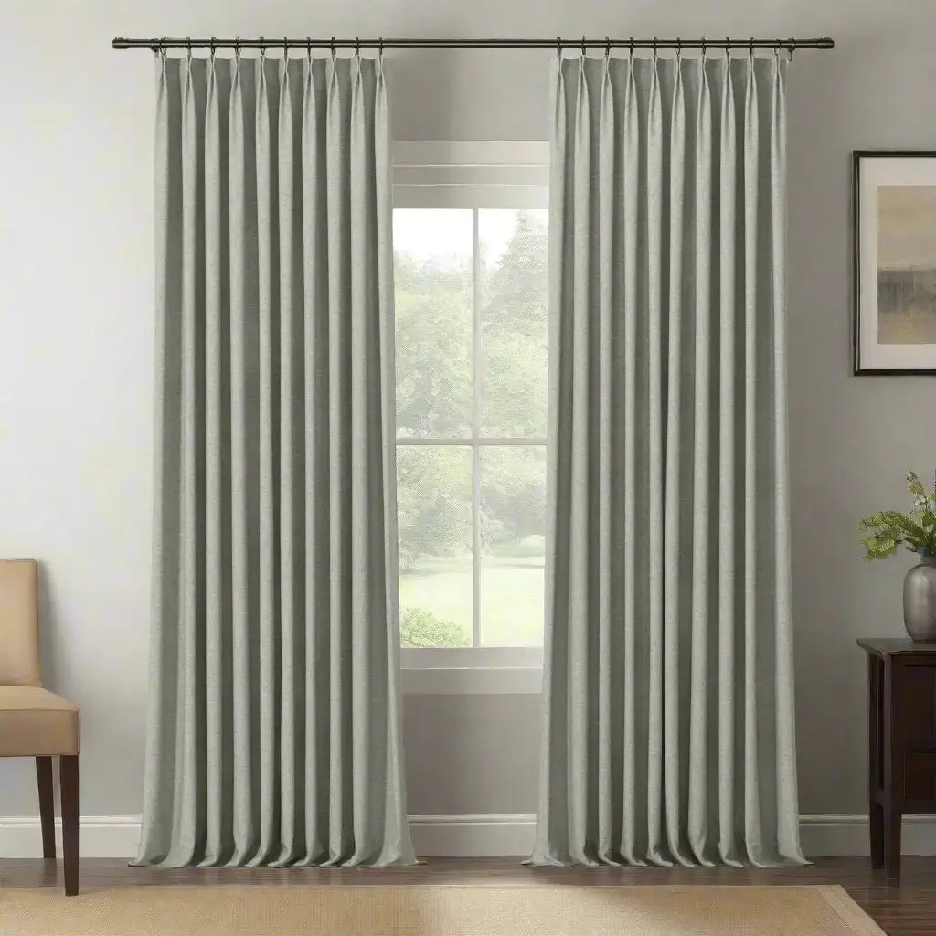 Lydia Mesh Jacquard Curtain Pleated - Serie F - Image 42