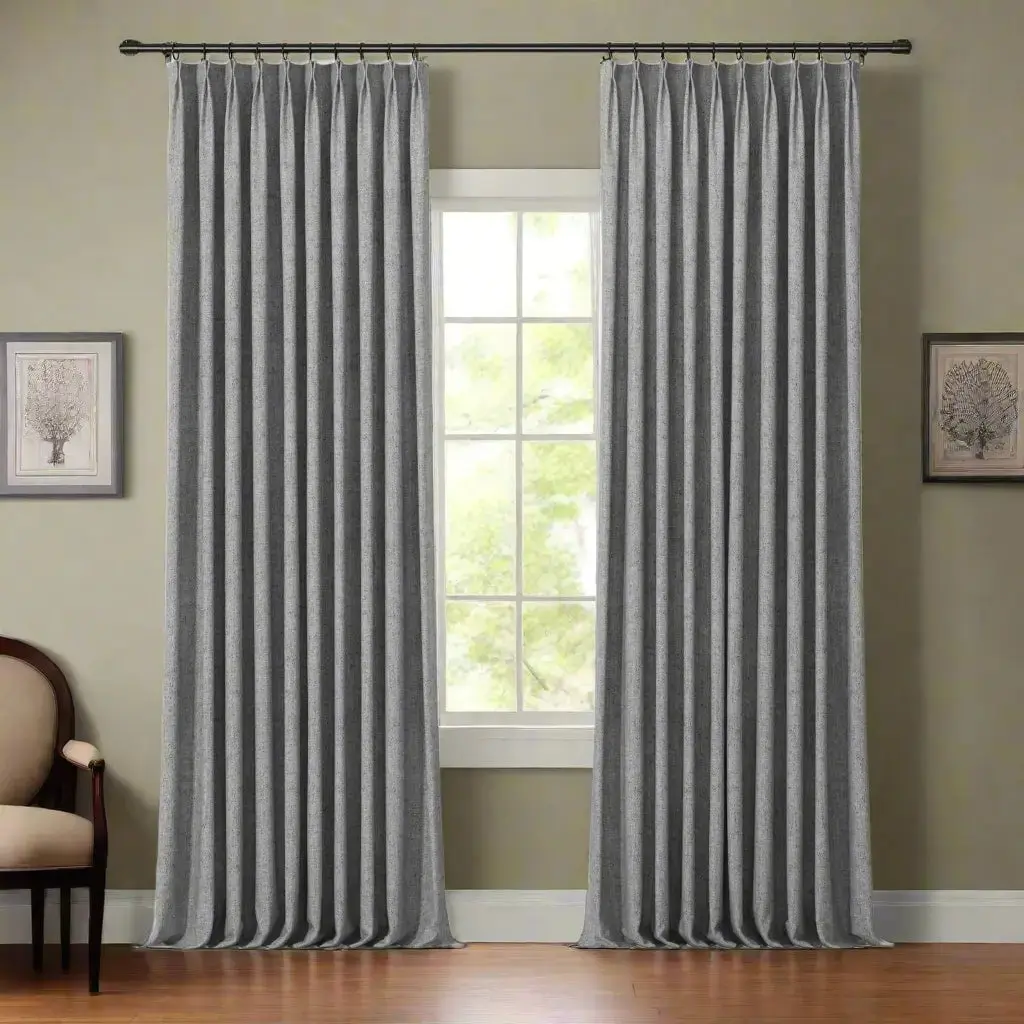Lydia Mesh Jacquard Curtain Pleated - Serie F - Image 50