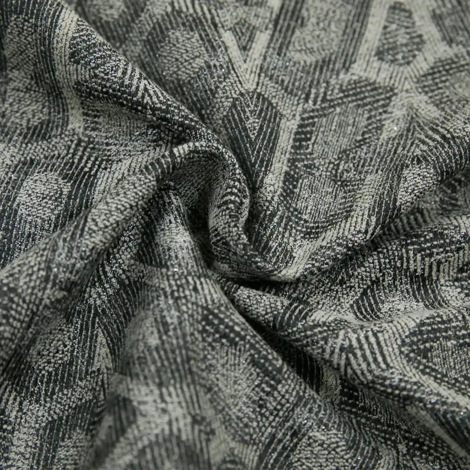 Lydia Polygon Jacquard Curtain Pleated - Serie K - Image 12