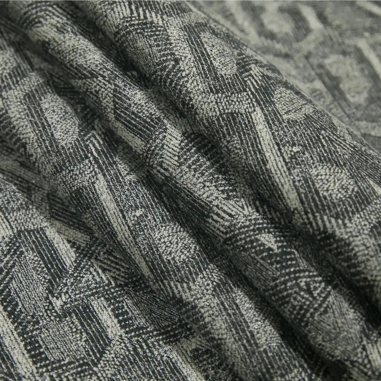 Lydia Polygon Jacquard Curtain Pleated - Serie K - Image 9