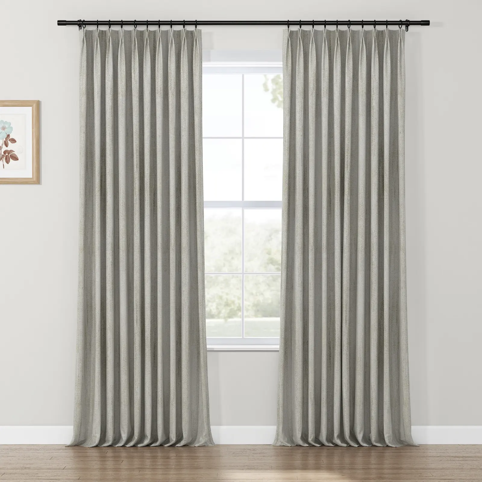 Lydia Rib Jacquard Curtain Pleated - Serie A - Image 16