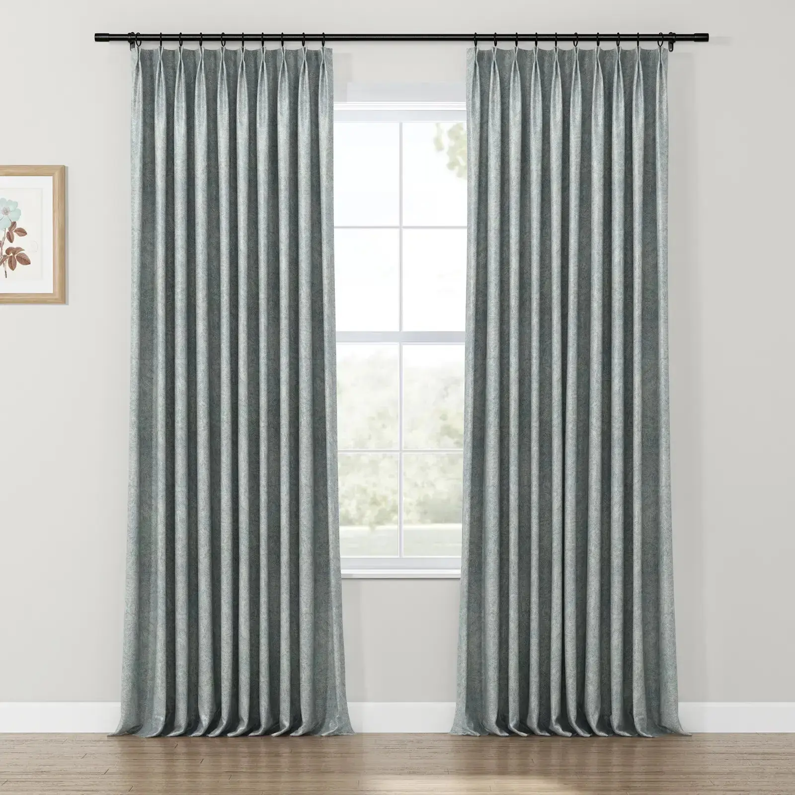 Lydia Rib Jacquard Curtain Pleated - Serie A - Image 28