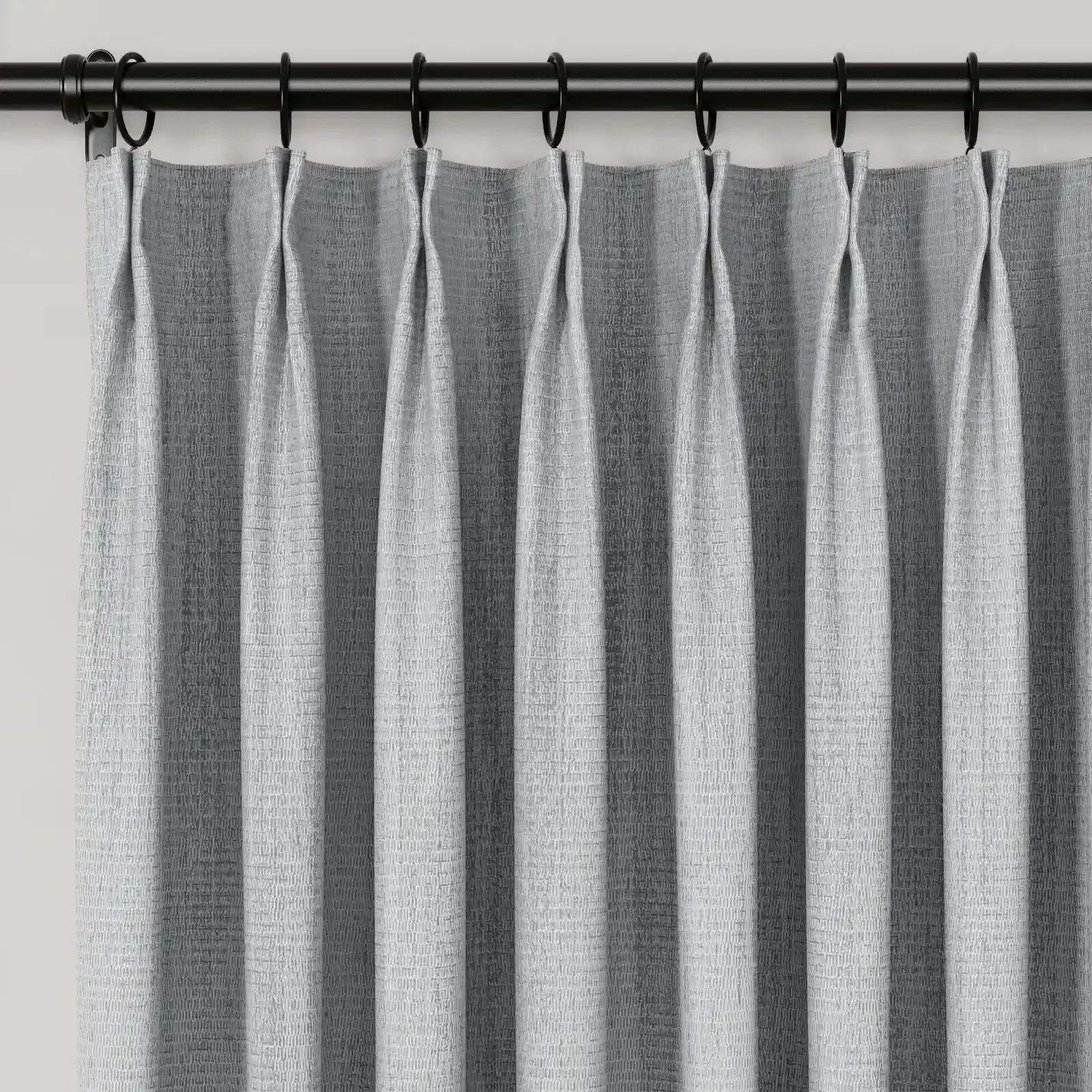 Lydia Rib Jacquard Curtain Pleated - Serie A - Image 7