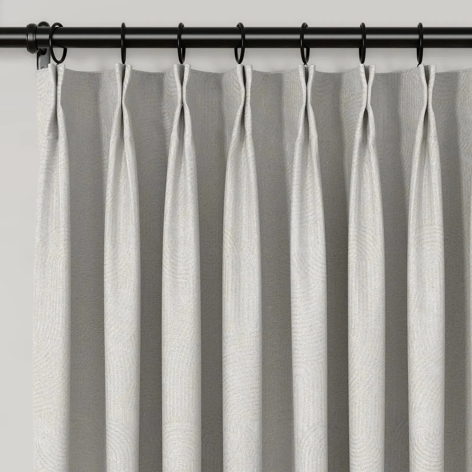 Lydia Rib Jacquard Curtain Pleated - Serie A - Image 8