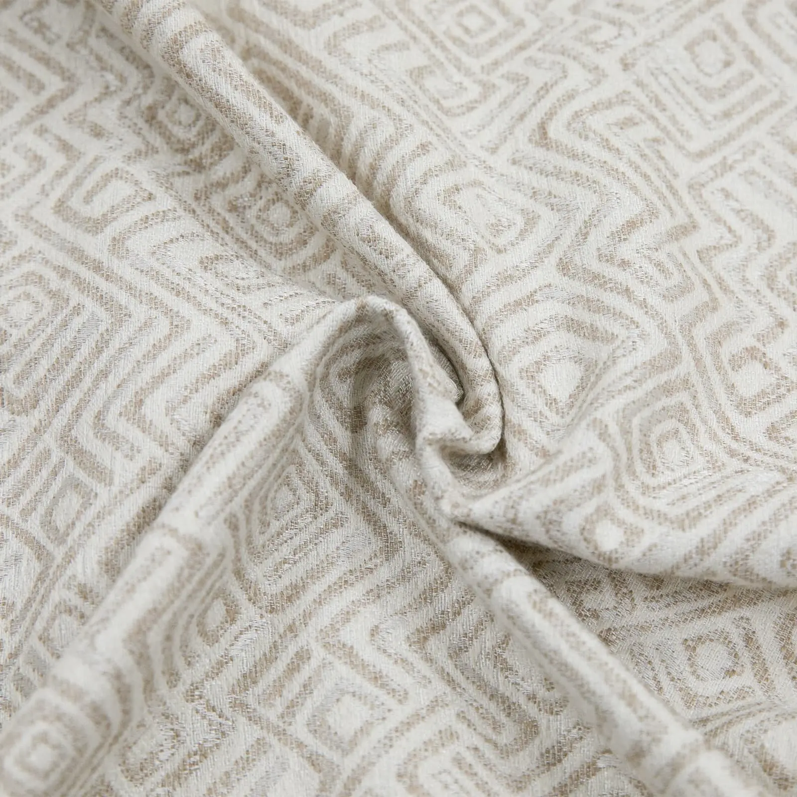 Lydia Scroll Jacquard Curtain Pleated - Serie H - Image 11