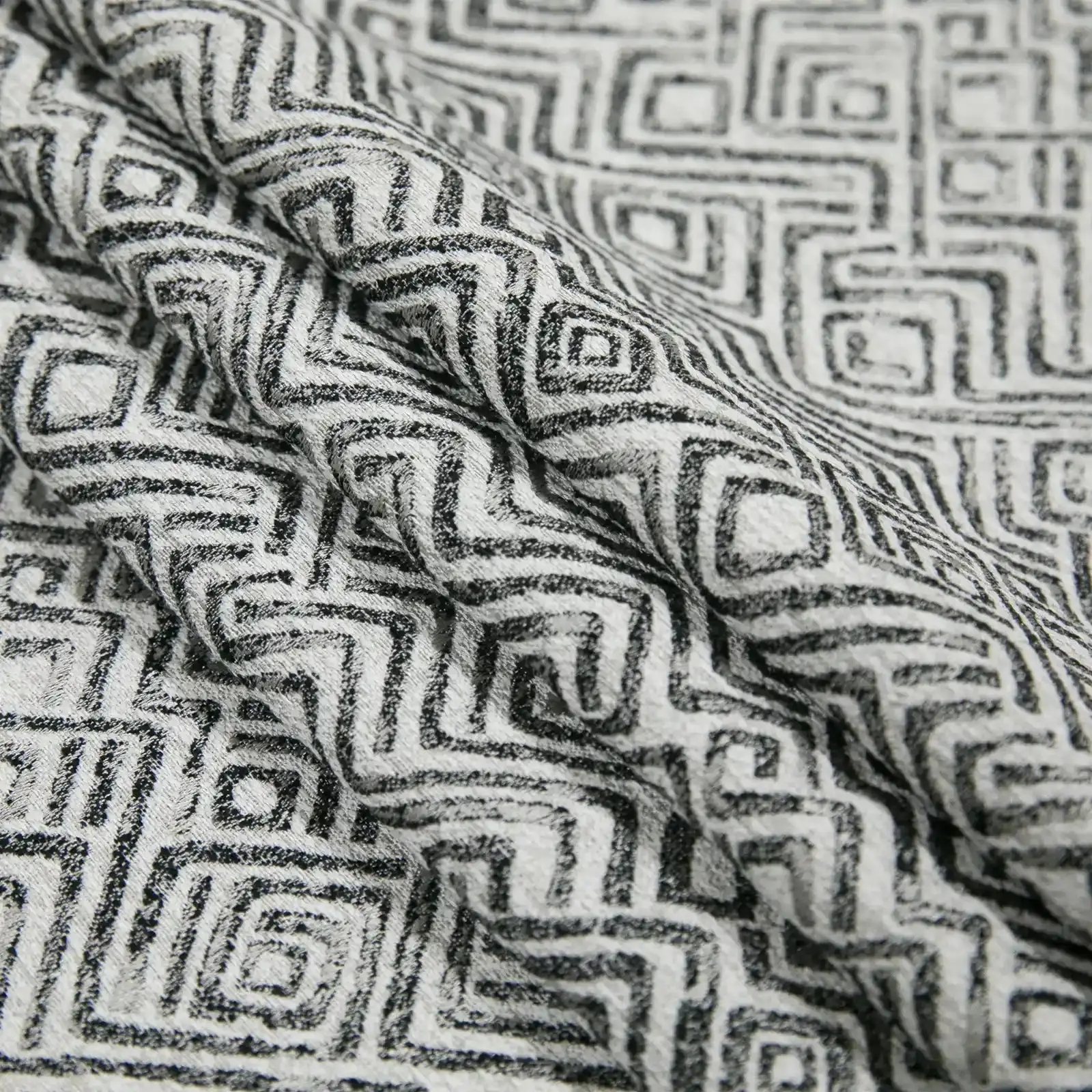 Lydia Scroll Jacquard Curtain Pleated - Serie H - Image 6