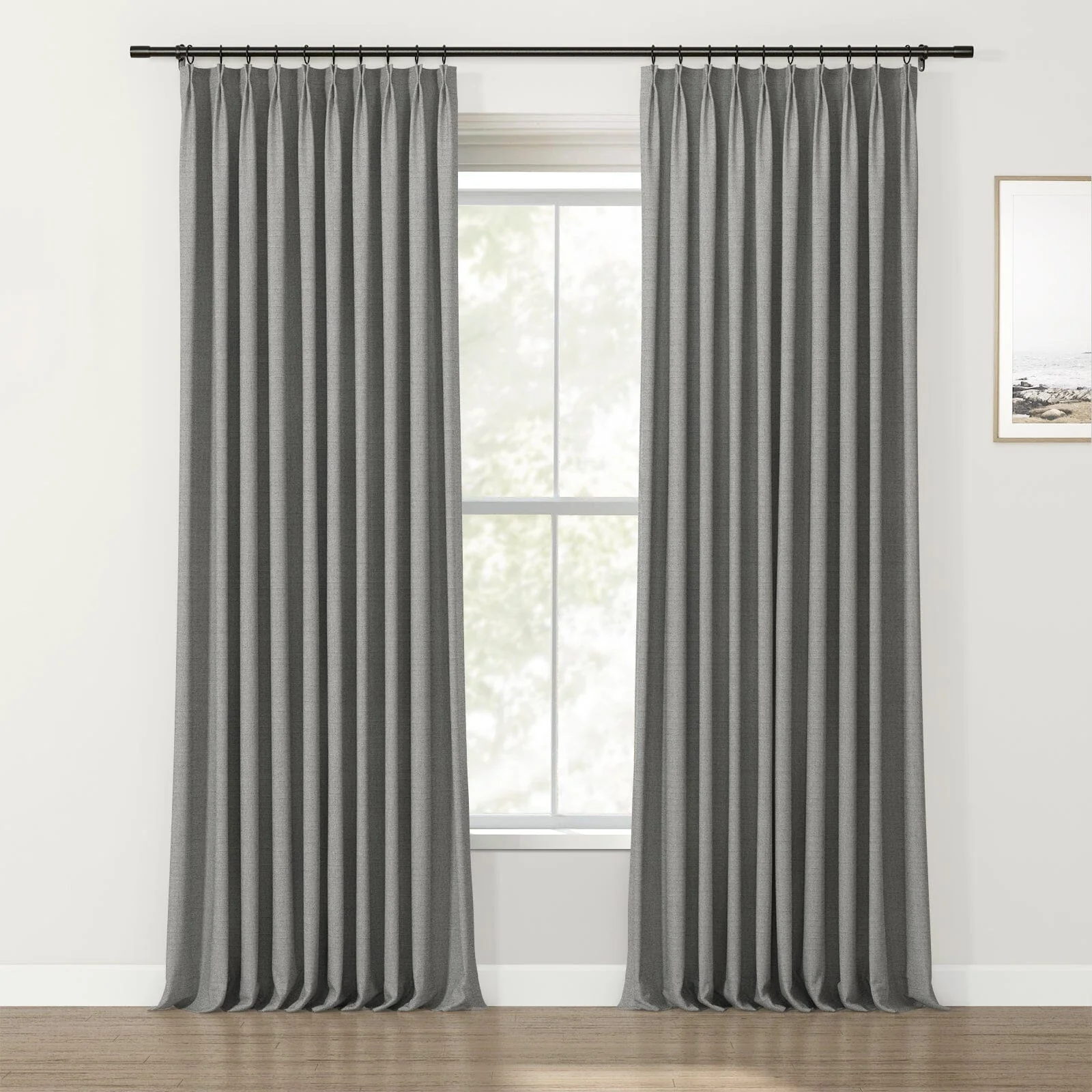 Lydia Solid Jacquard Curtain Pleated - Serie E - Image 17