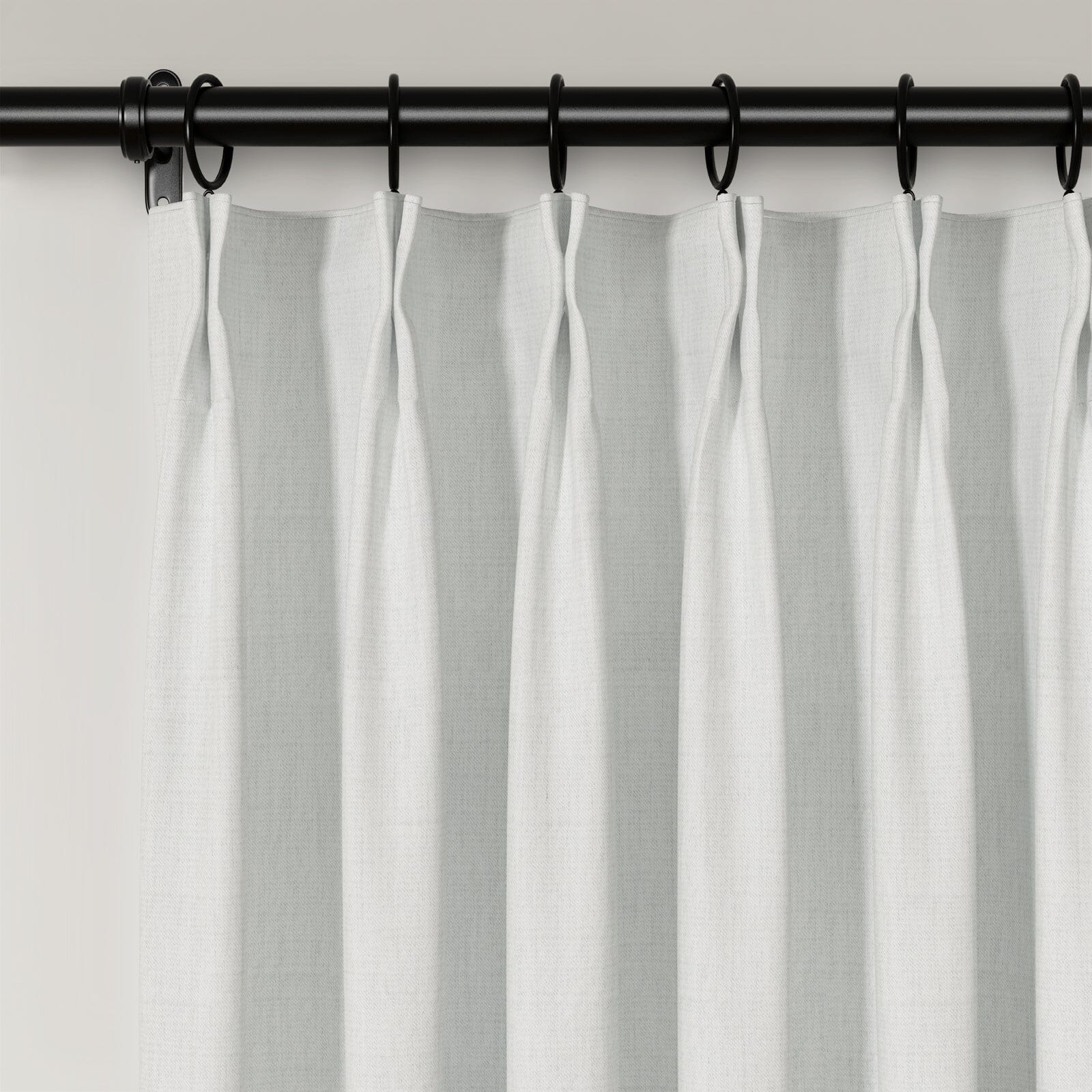 Lydia Solid Jacquard Curtain Pleated - Serie E - Image 6