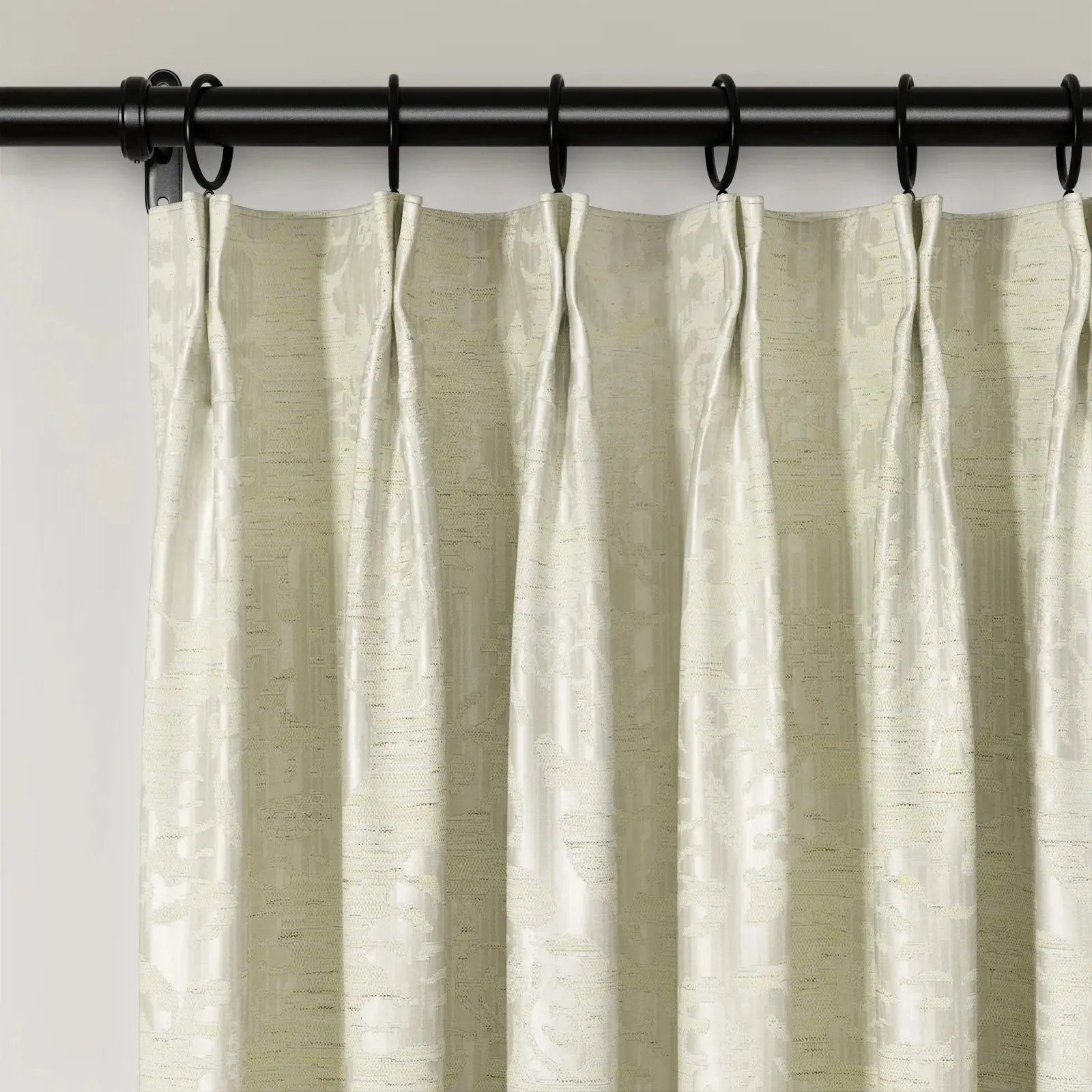 Lydia Vine Jacquard Curtain Pleated - Serie E - Image 9