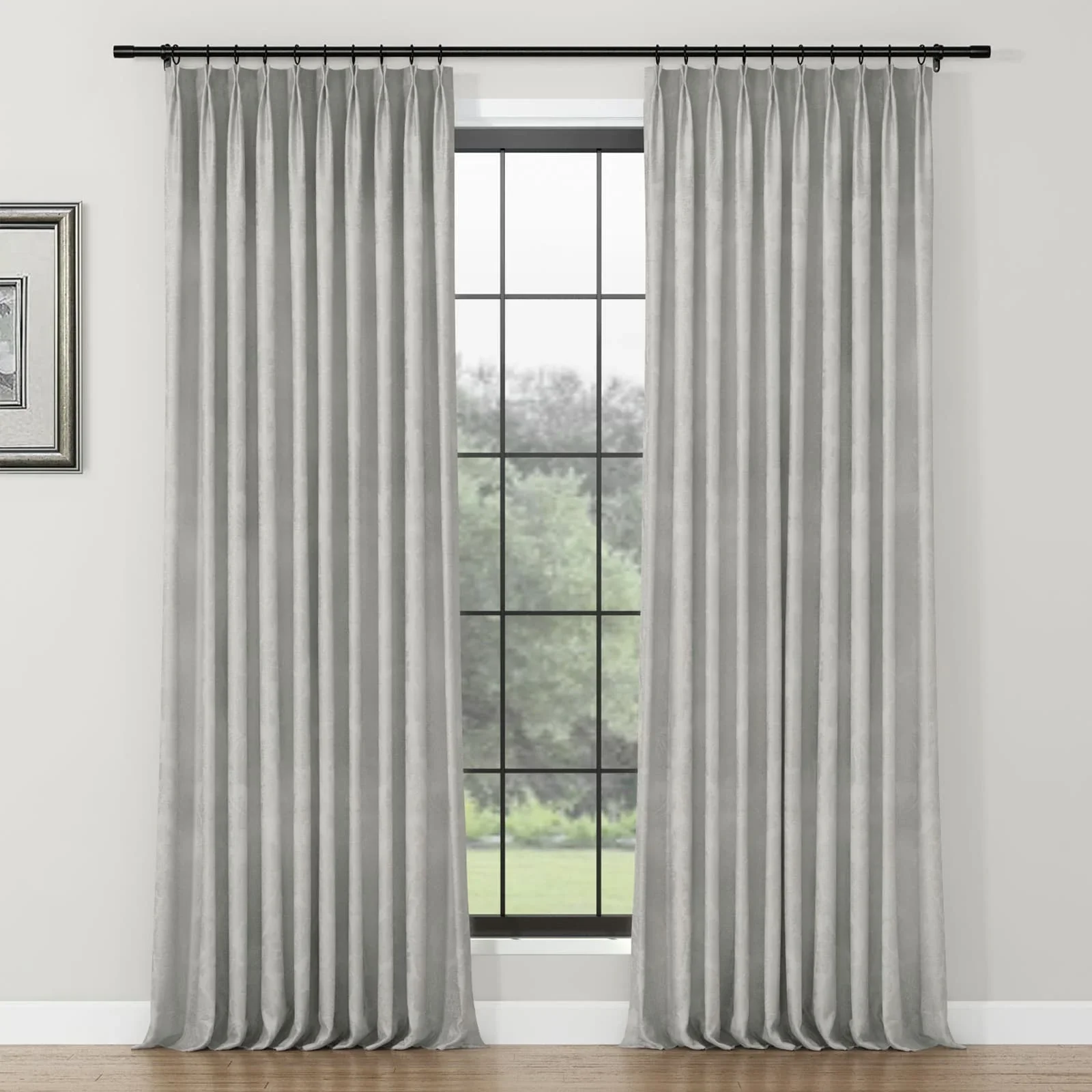 Lydia Plants Jacquard Curtain Pleated - Serie B - Image 15