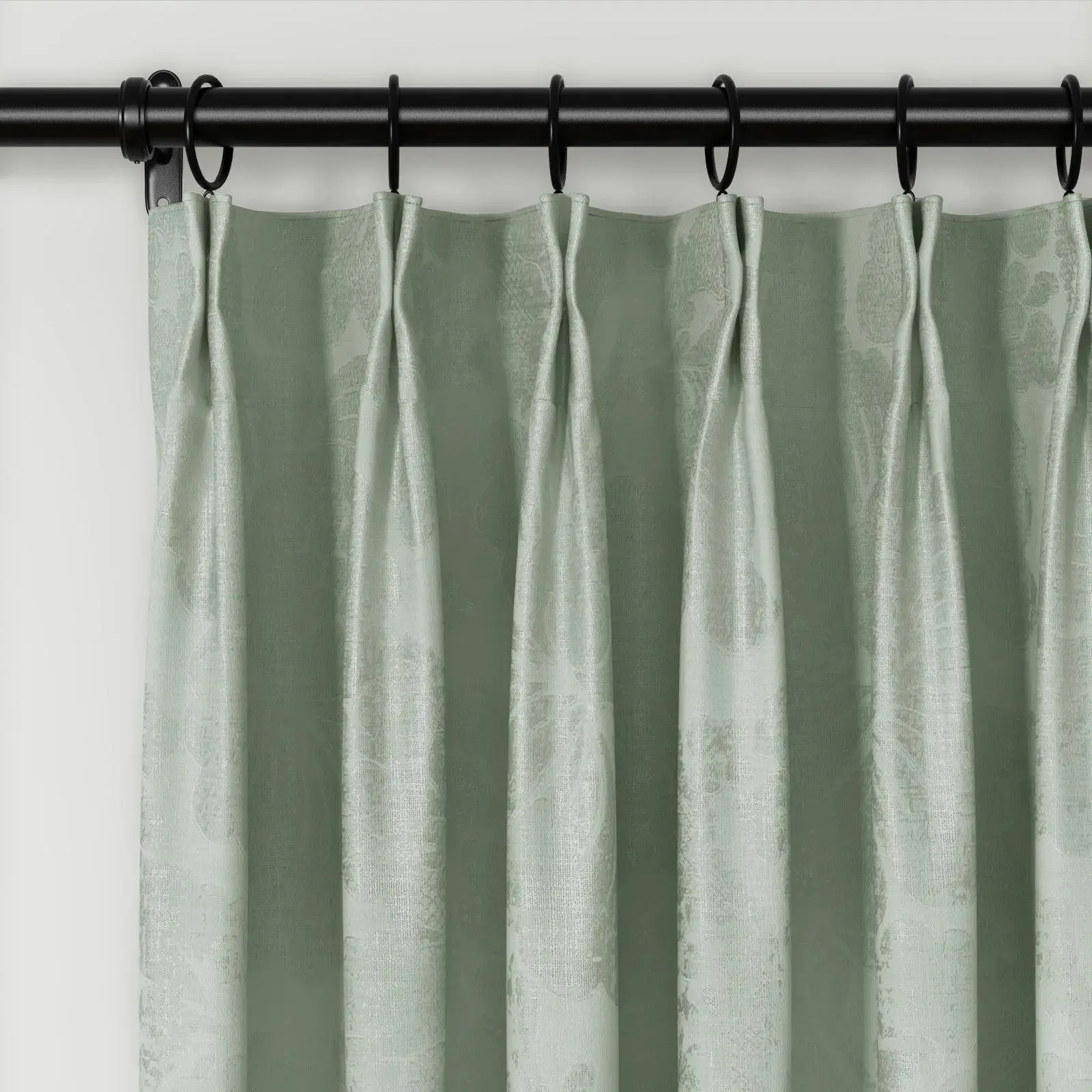 Lydia Plants Jacquard Curtain Pleated - Serie B - Image 16