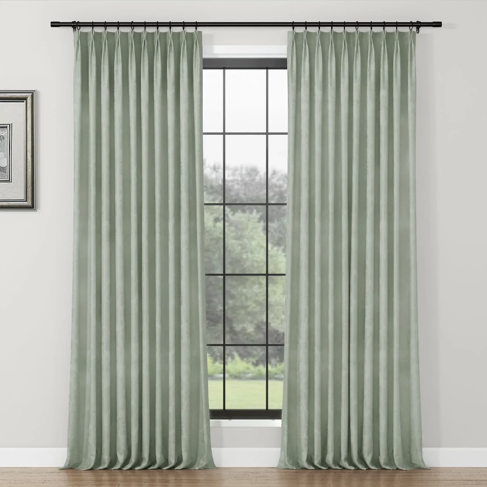 Lydia Plants Jacquard Curtain Pleated - Serie B - Image 17
