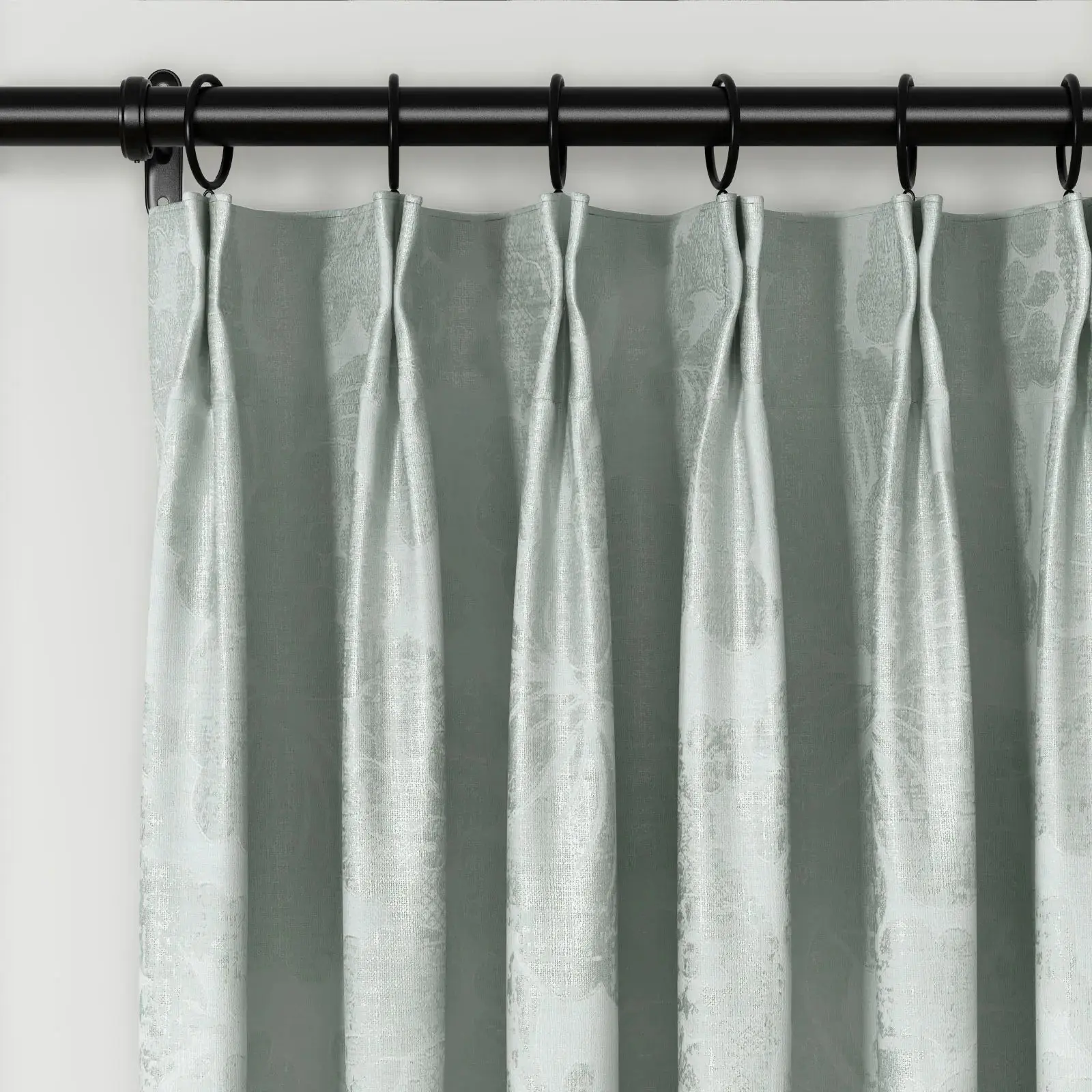 Lydia Plants Jacquard Curtain Pleated - Serie B - Image 19