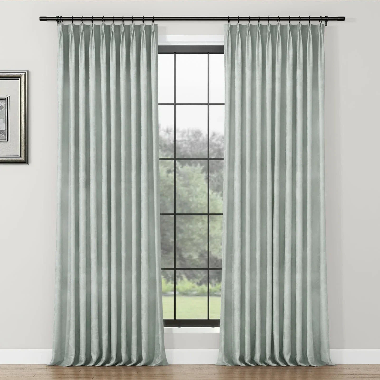 Lydia Plants Jacquard Curtain Pleated - Serie B - Image 20