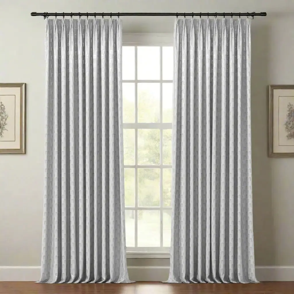 Lydia Plants Jacquard Curtain Pleated - Serie B - Image 24