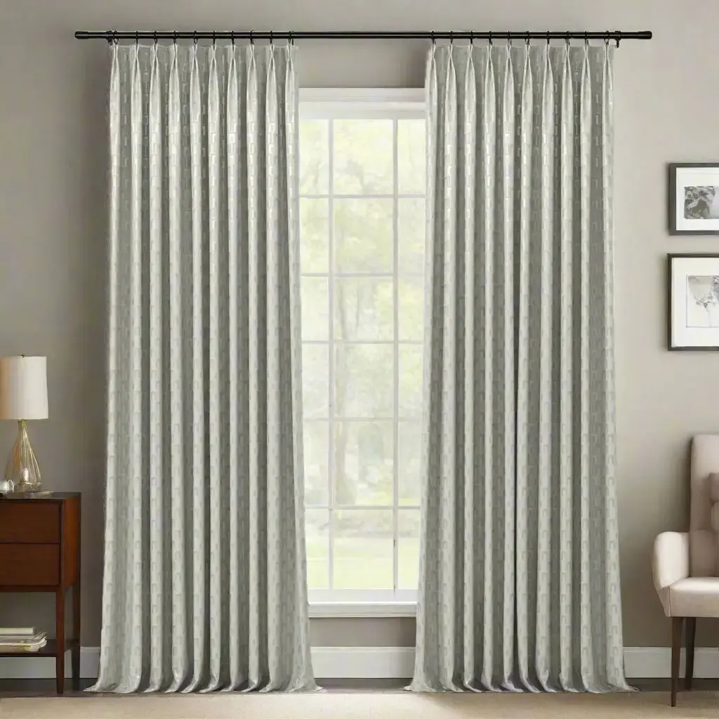 Lydia Plants Jacquard Curtain Pleated - Serie B - Image 28