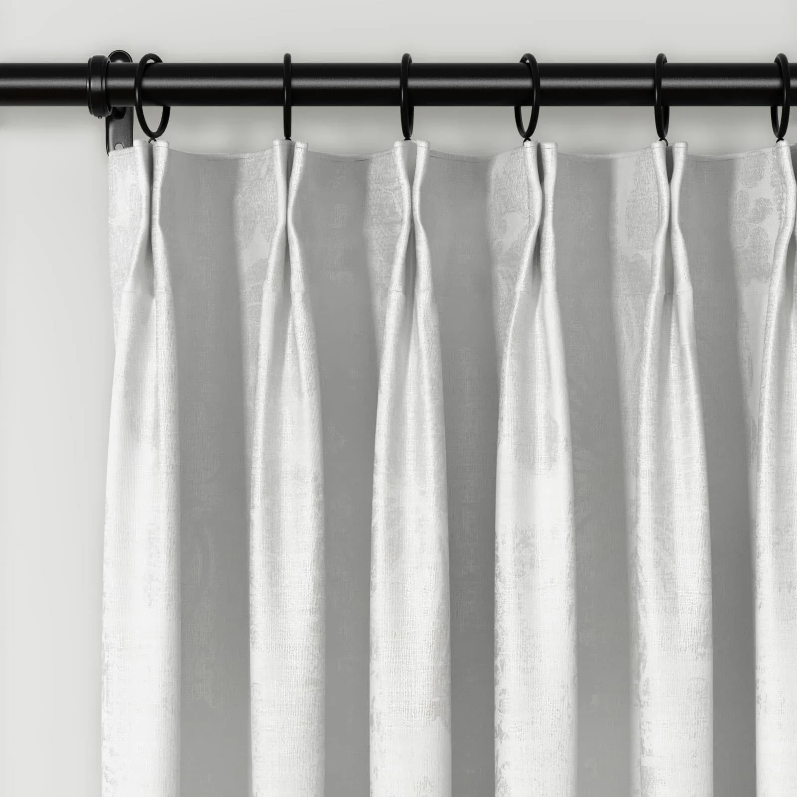 Lydia Plants Jacquard Curtain Pleated - Serie B - Image 3