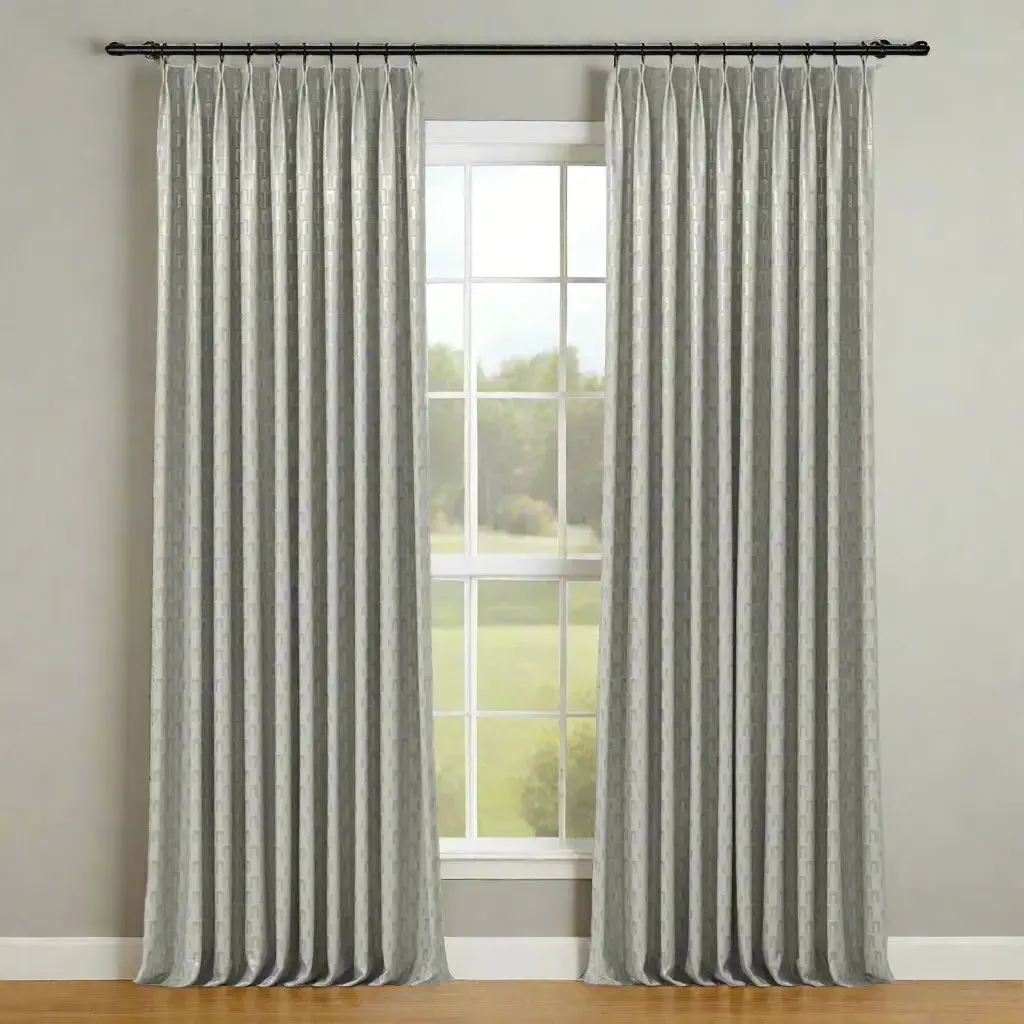 Lydia Plants Jacquard Curtain Pleated - Serie B - Image 31