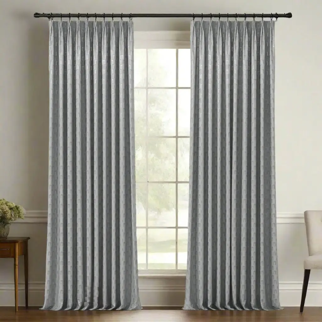 Lydia Plants Jacquard Curtain Pleated - Serie B - Image 34