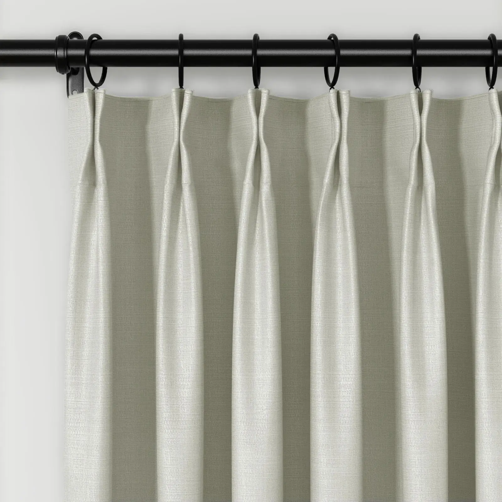 Lydia Plants Jacquard Curtain Pleated - Serie B - Image 40