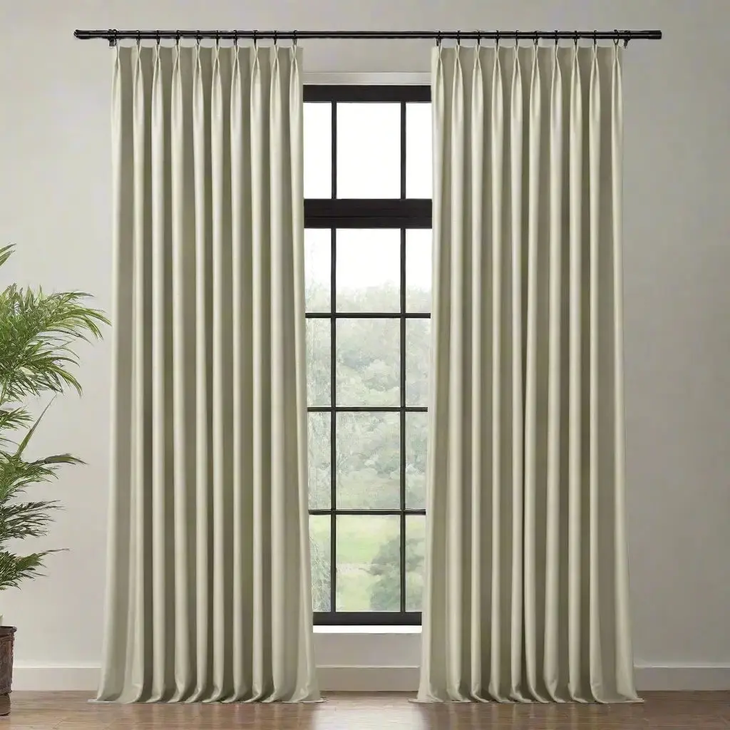 Lydia Plants Jacquard Curtain Pleated - Serie B - Image 44