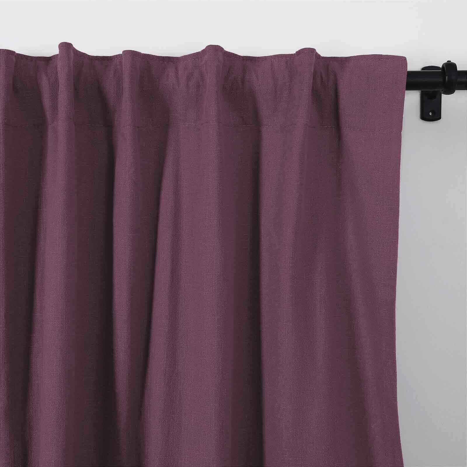 Masha Linen Cotton Textured Drapery Soft Top - Image 15