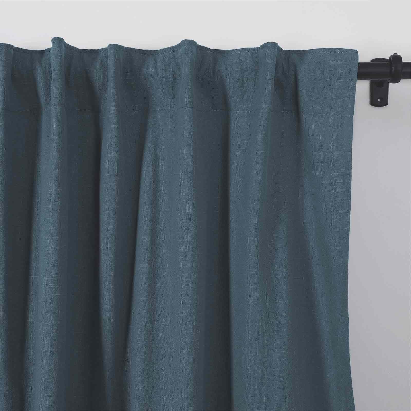 Masha Linen Cotton Textured Drapery Soft Top - Image 4