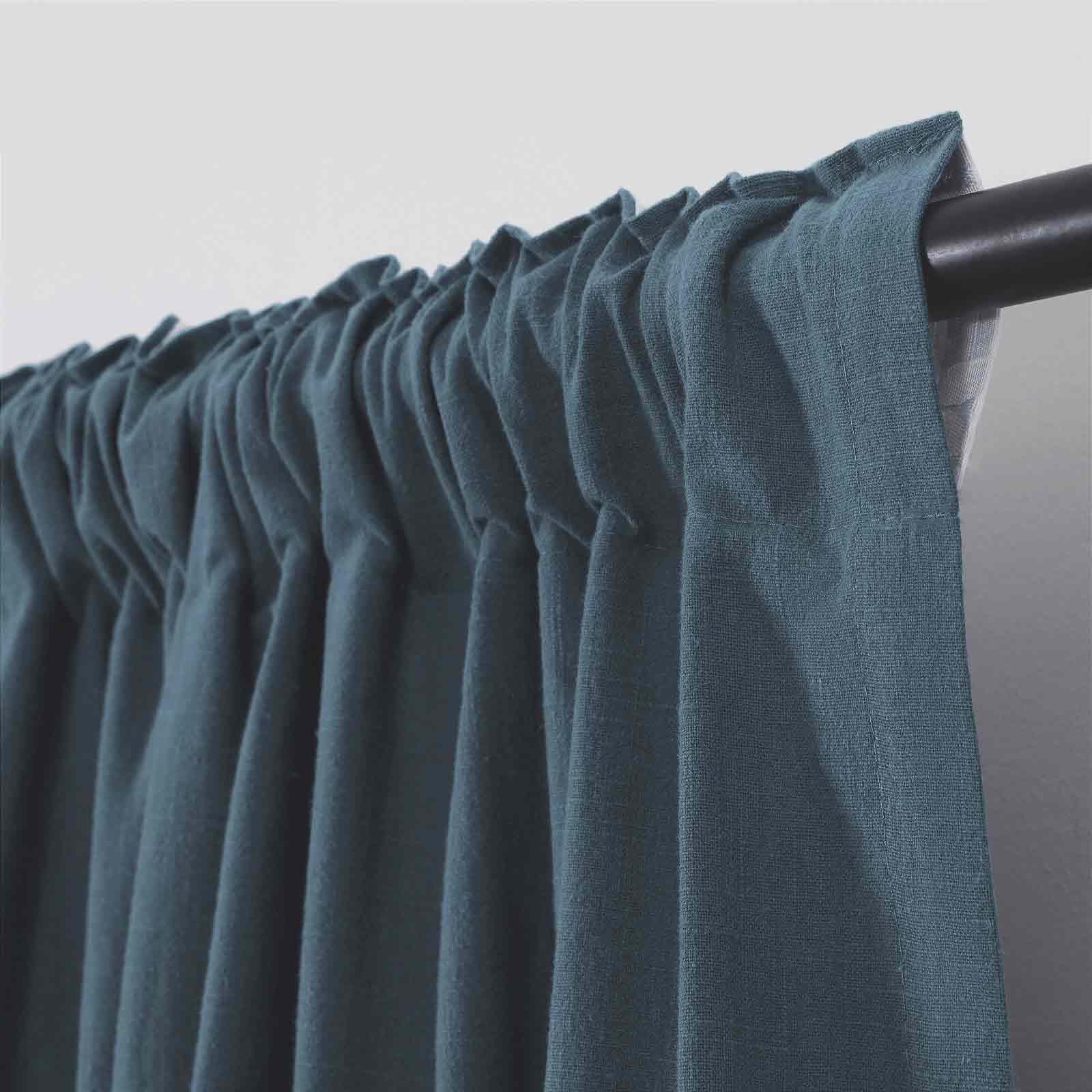 Masha Linen Cotton Textured Drapery Soft Top - Image 8