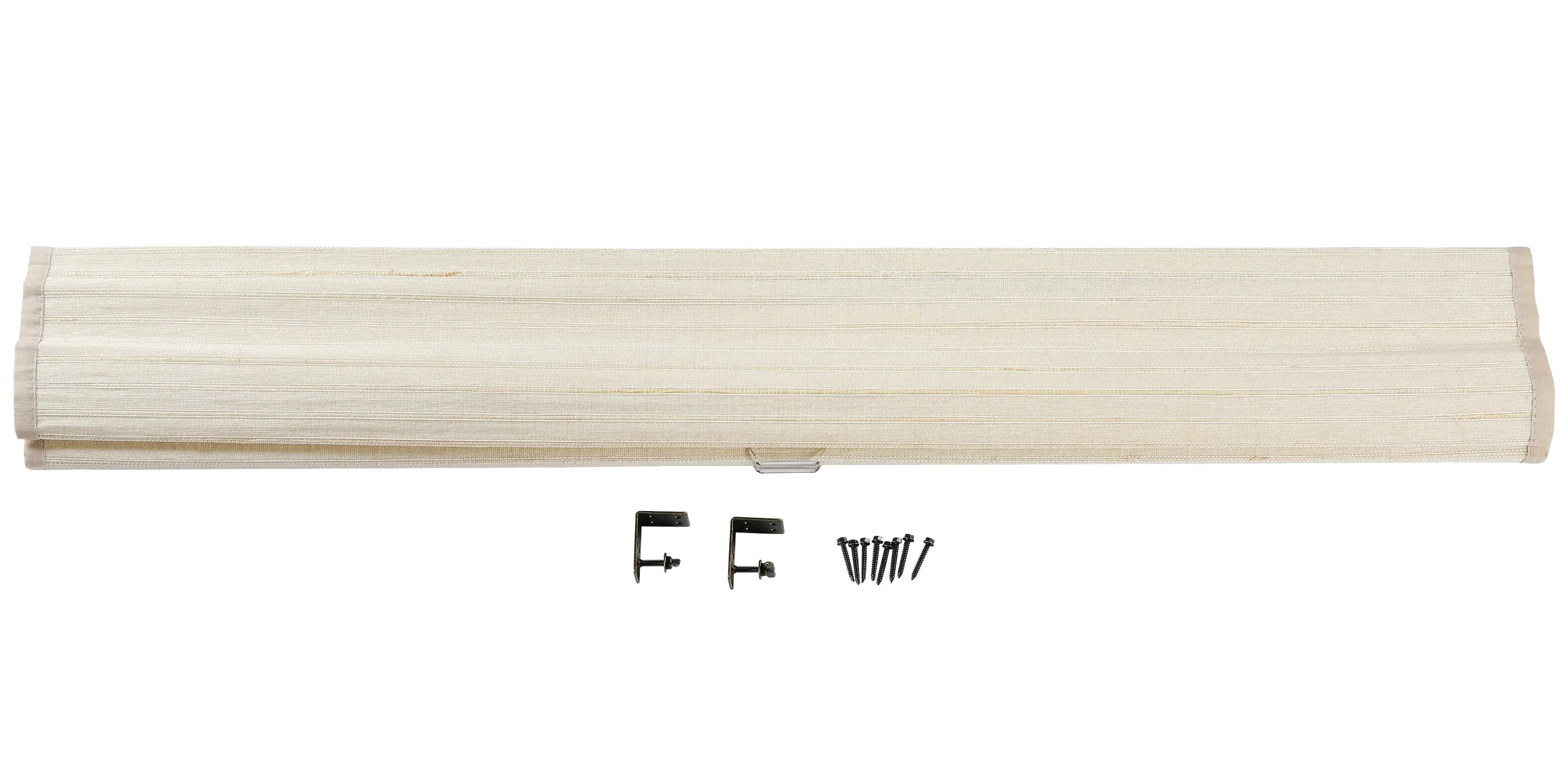 Lay Natural Flax Bamboo Woven Shade - Sandstone - Image 11