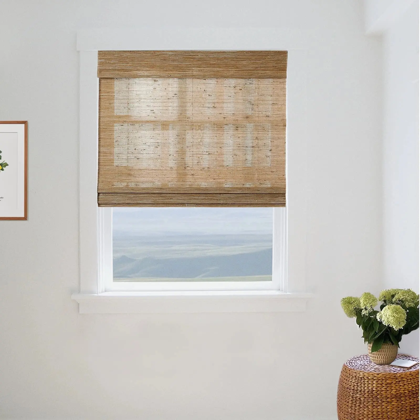 Lay Natural Jute Bamboo Woven Shade - Bark - Image 25