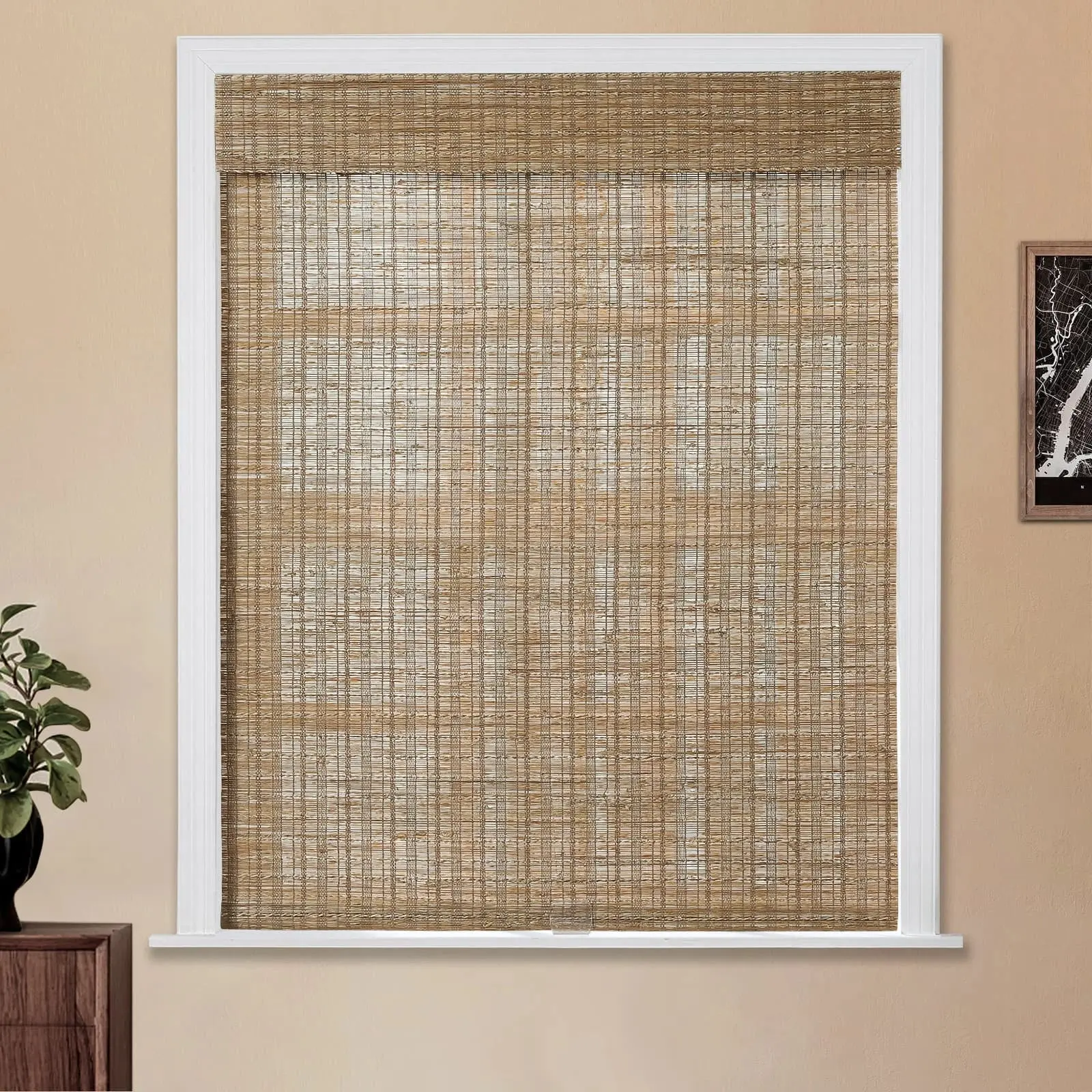 Lay Natural Jute Bamboo Woven Shade - Cinnamon - Image 20