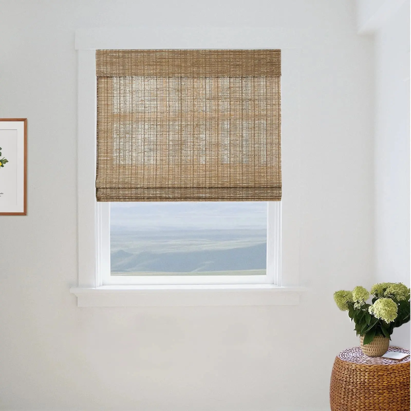 Lay Natural Jute Bamboo Woven Shade - Cinnamon - Image 21