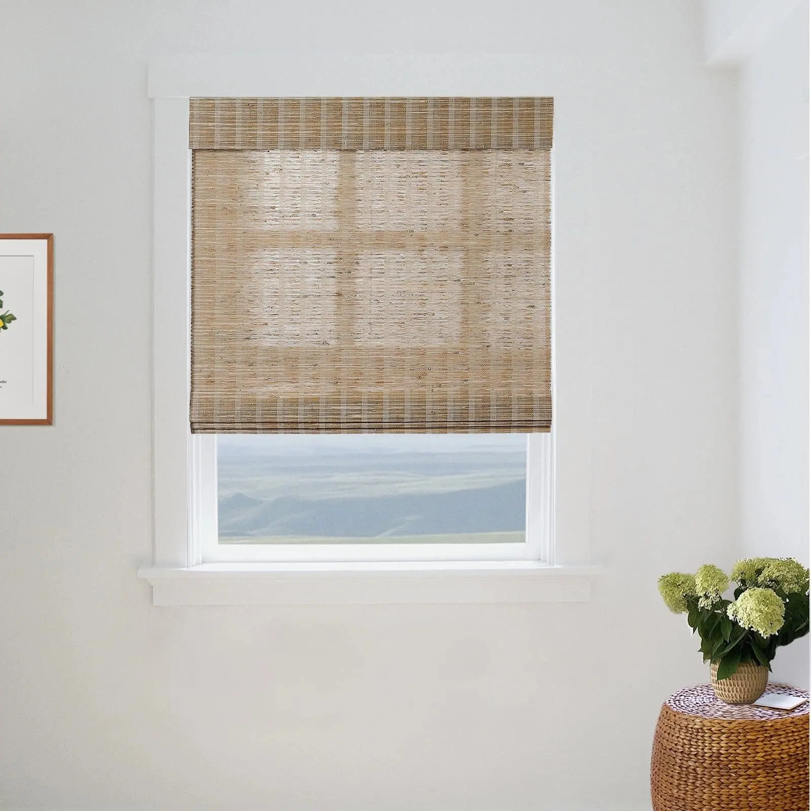 Lay Natural Jute Bamboo Woven Shade - Natural - Image 12