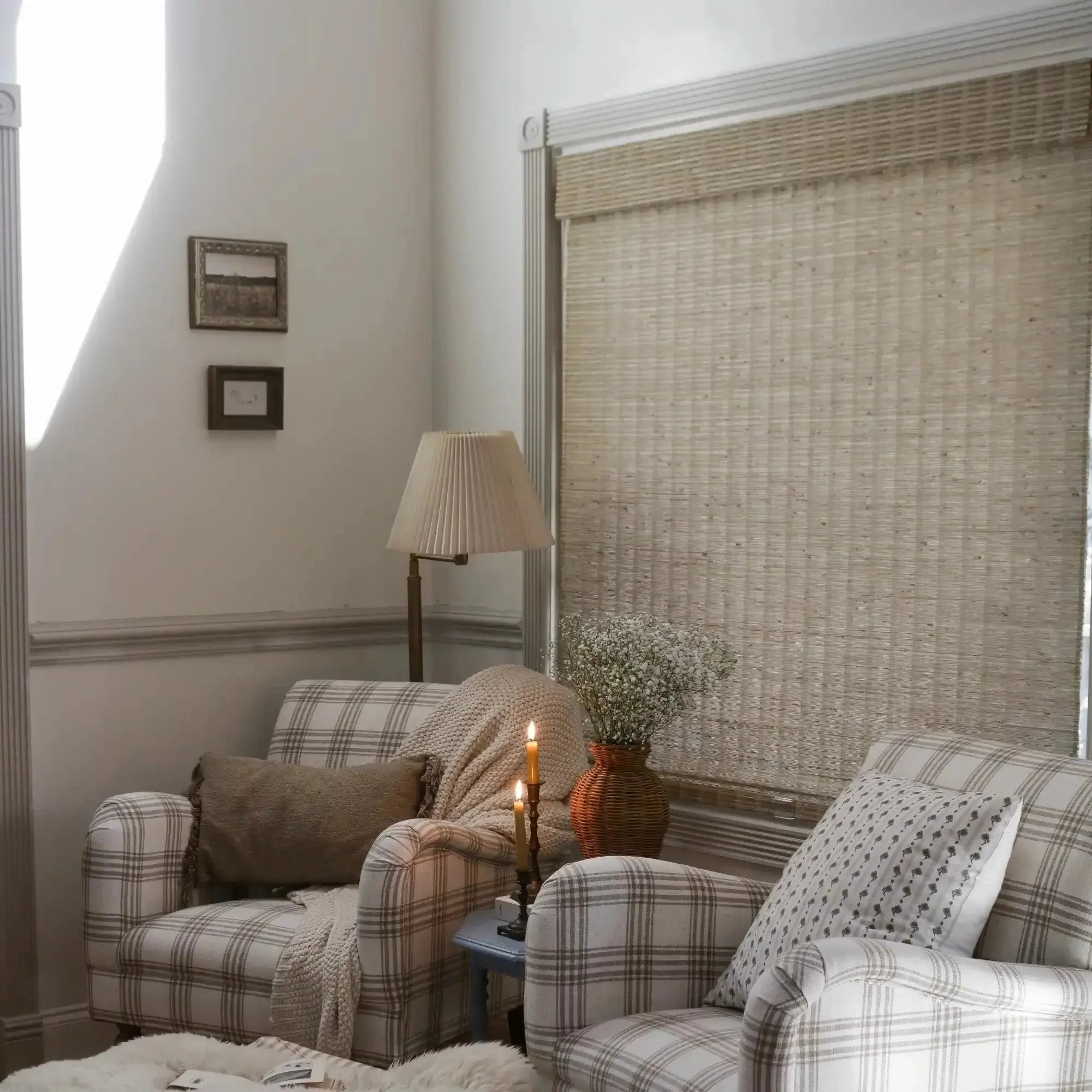 Lay Natural Jute Bamboo Woven Shade - Natural - Image 3
