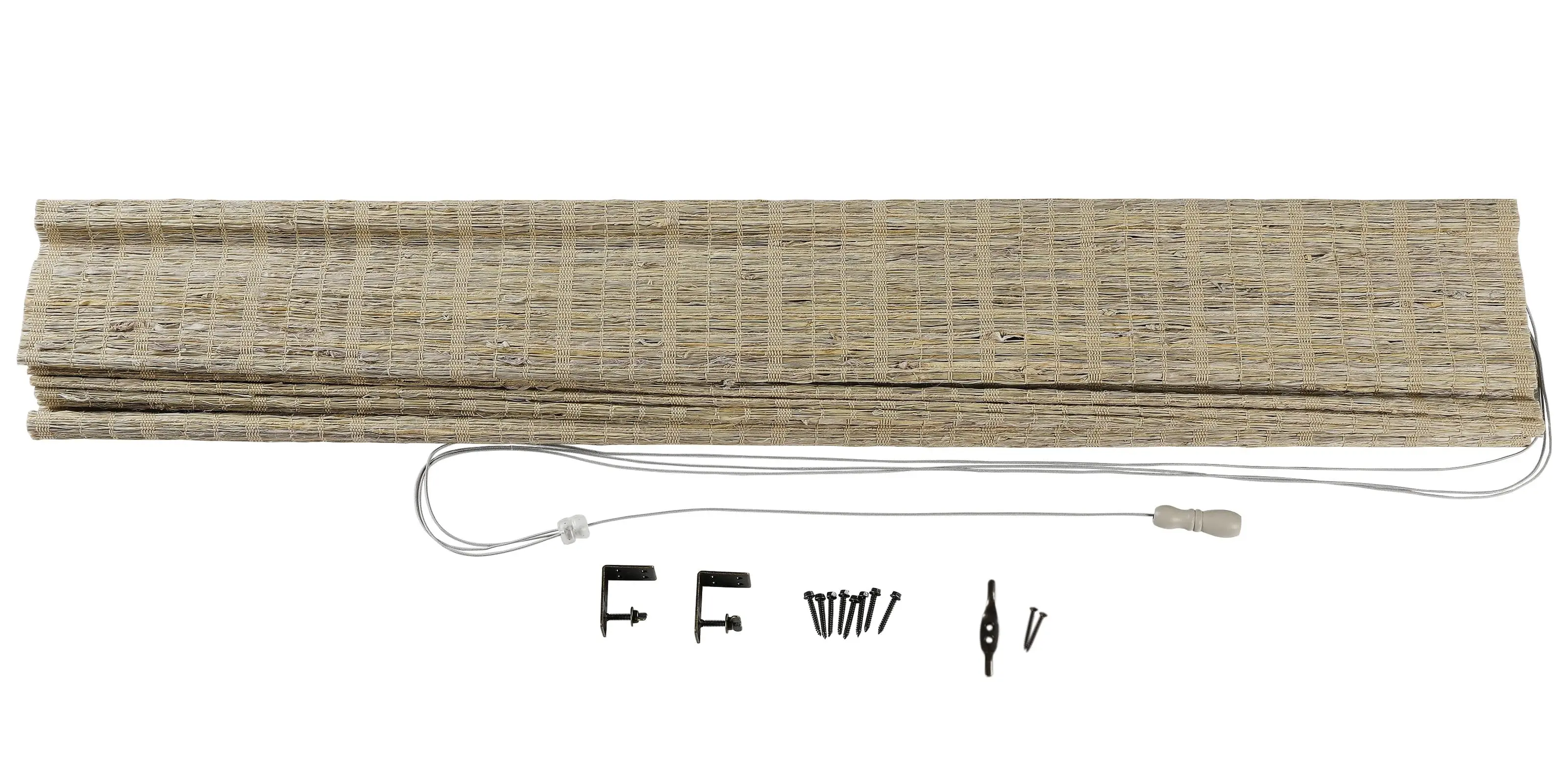 Lay Natural Jute Bamboo Woven Shade - Straw - Image 12