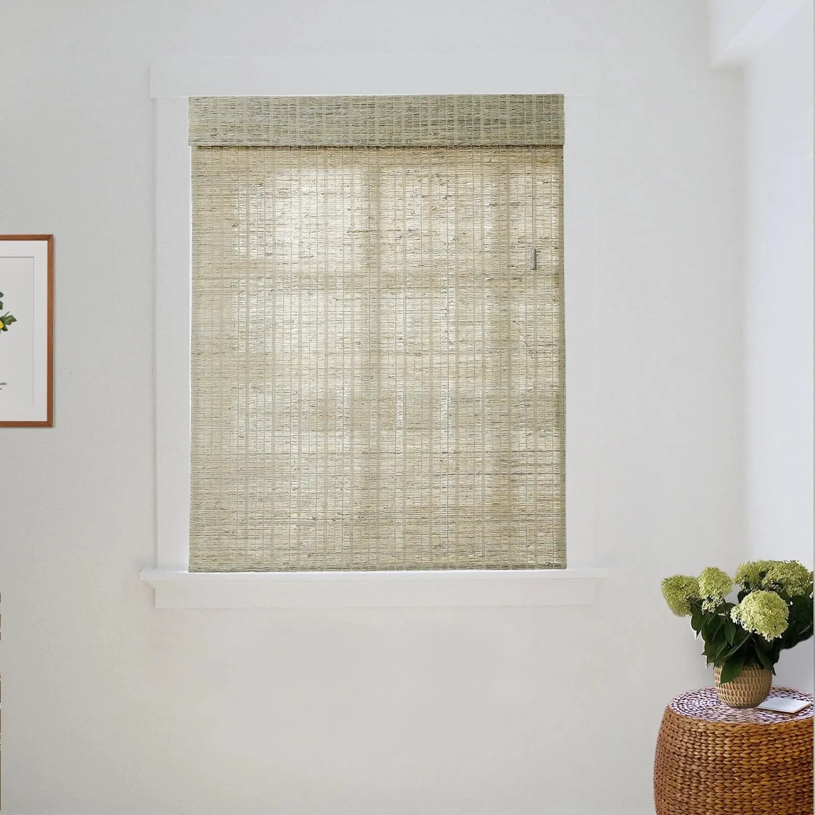 Lay Natural Jute Bamboo Woven Shade - Straw - Image 14