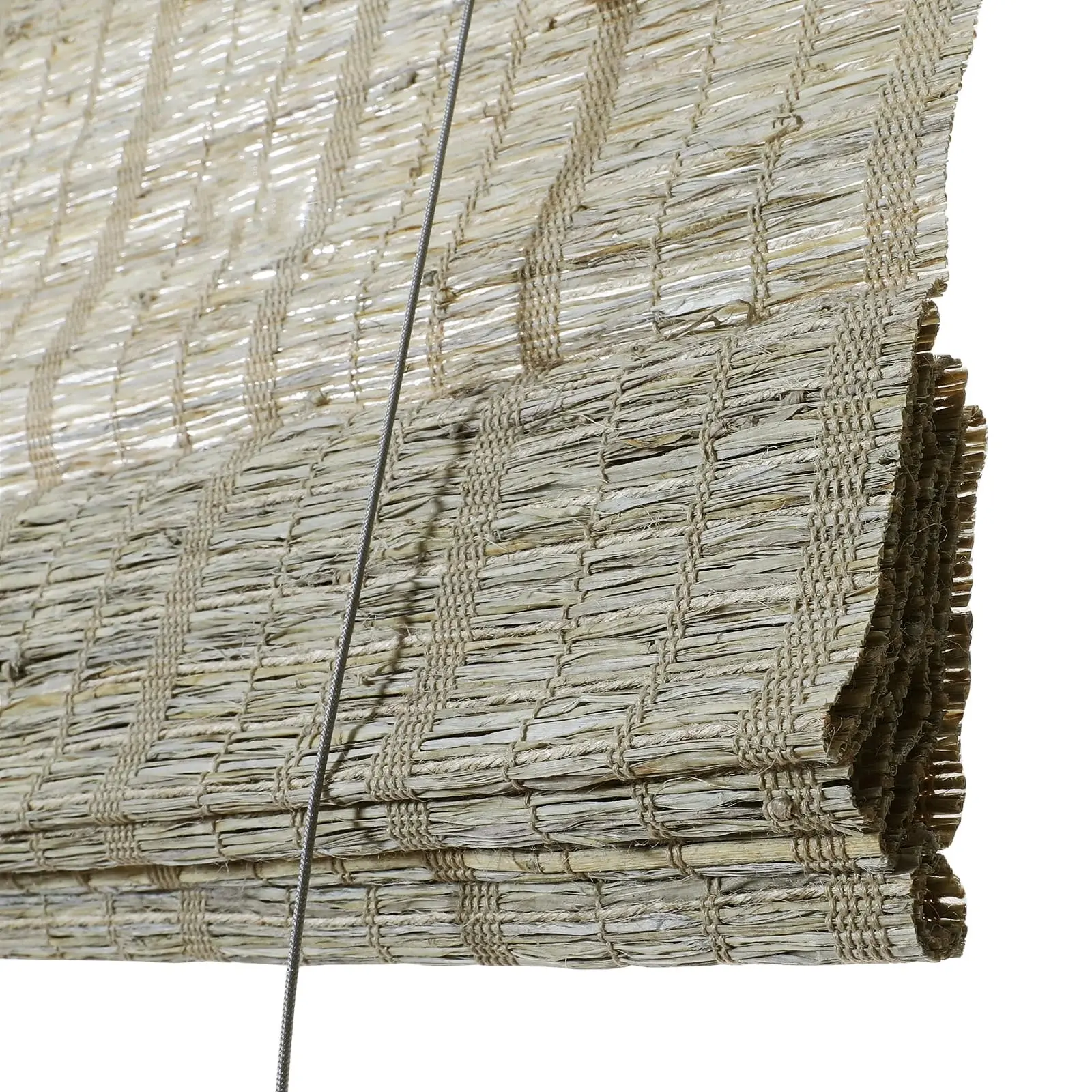 Lay Natural Jute Bamboo Woven Shade - Straw - Image 6