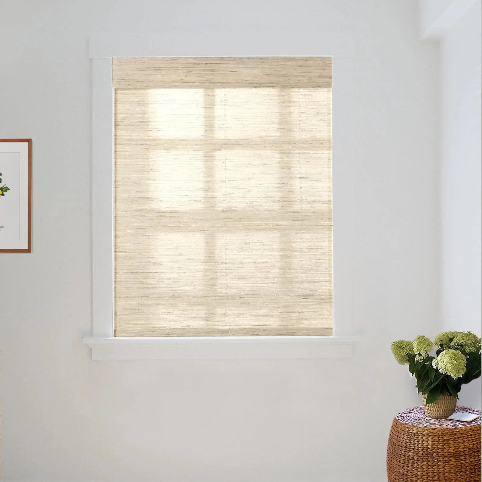 Lay Natural Ramie Bamboo Woven Shade - Cashew - Image 14