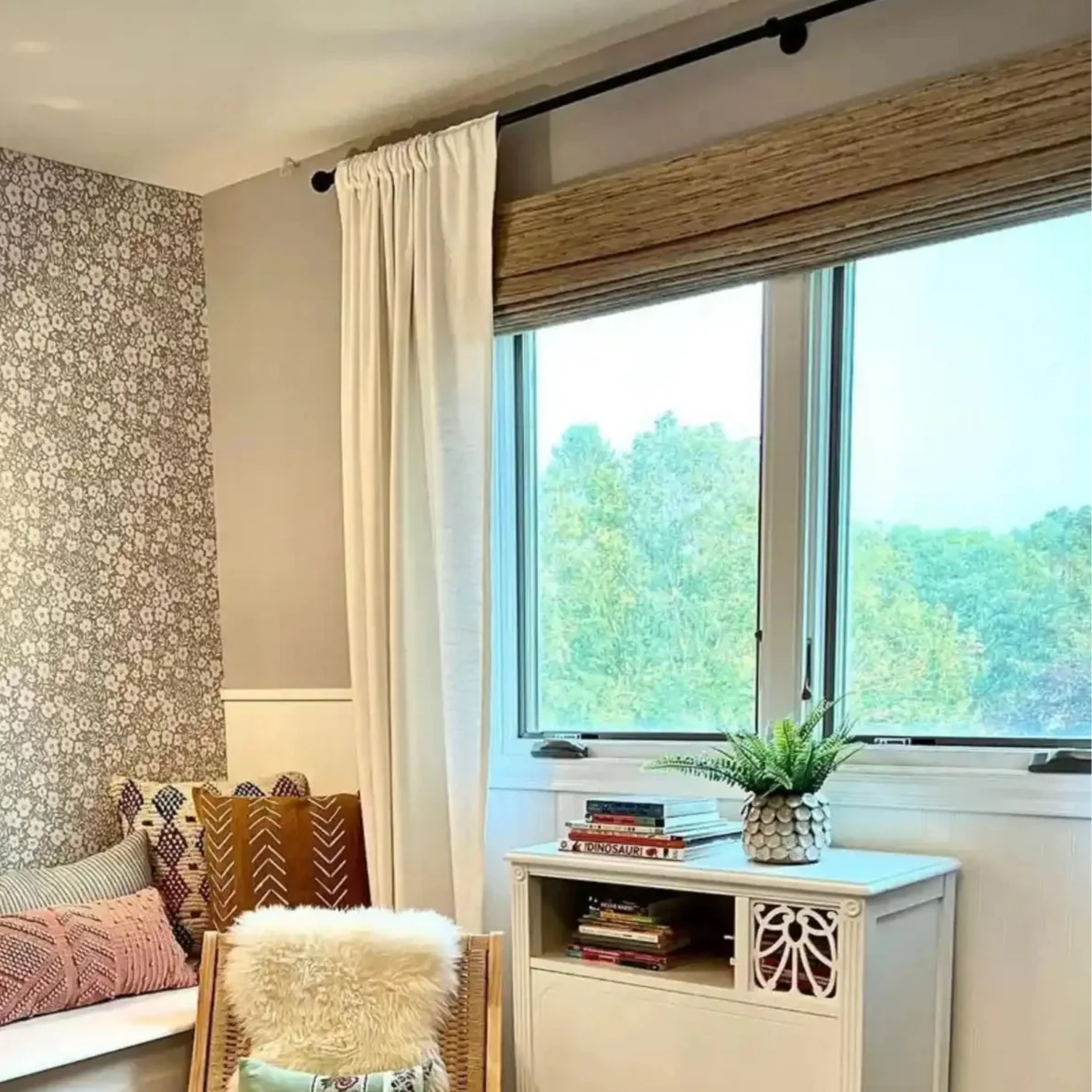 Lay Natural Ramie Bamboo Woven Shade - Coconut - Image 17