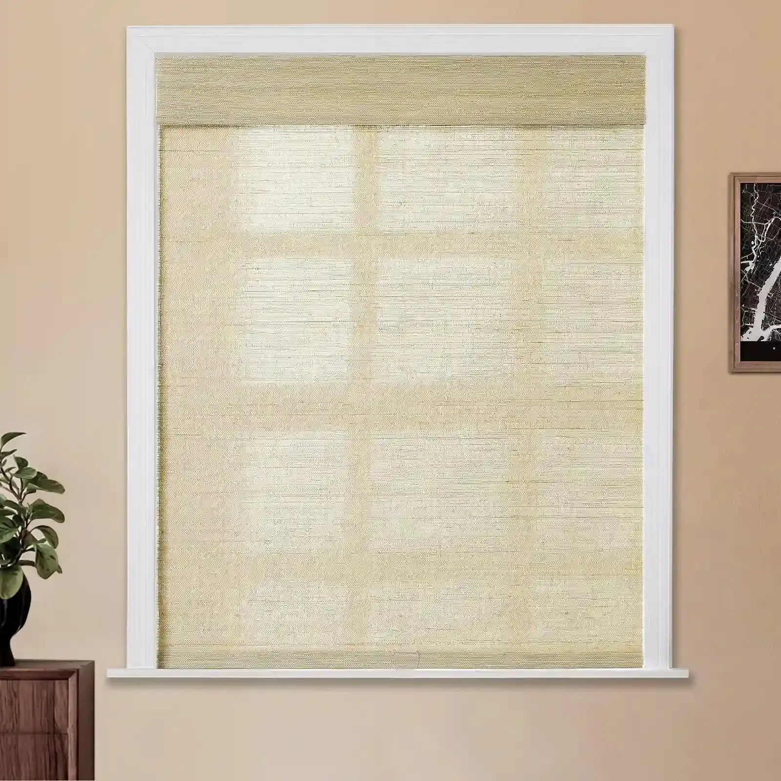 Lay Natural Ramie Bamboo Woven Shade - Coconut - Image 24
