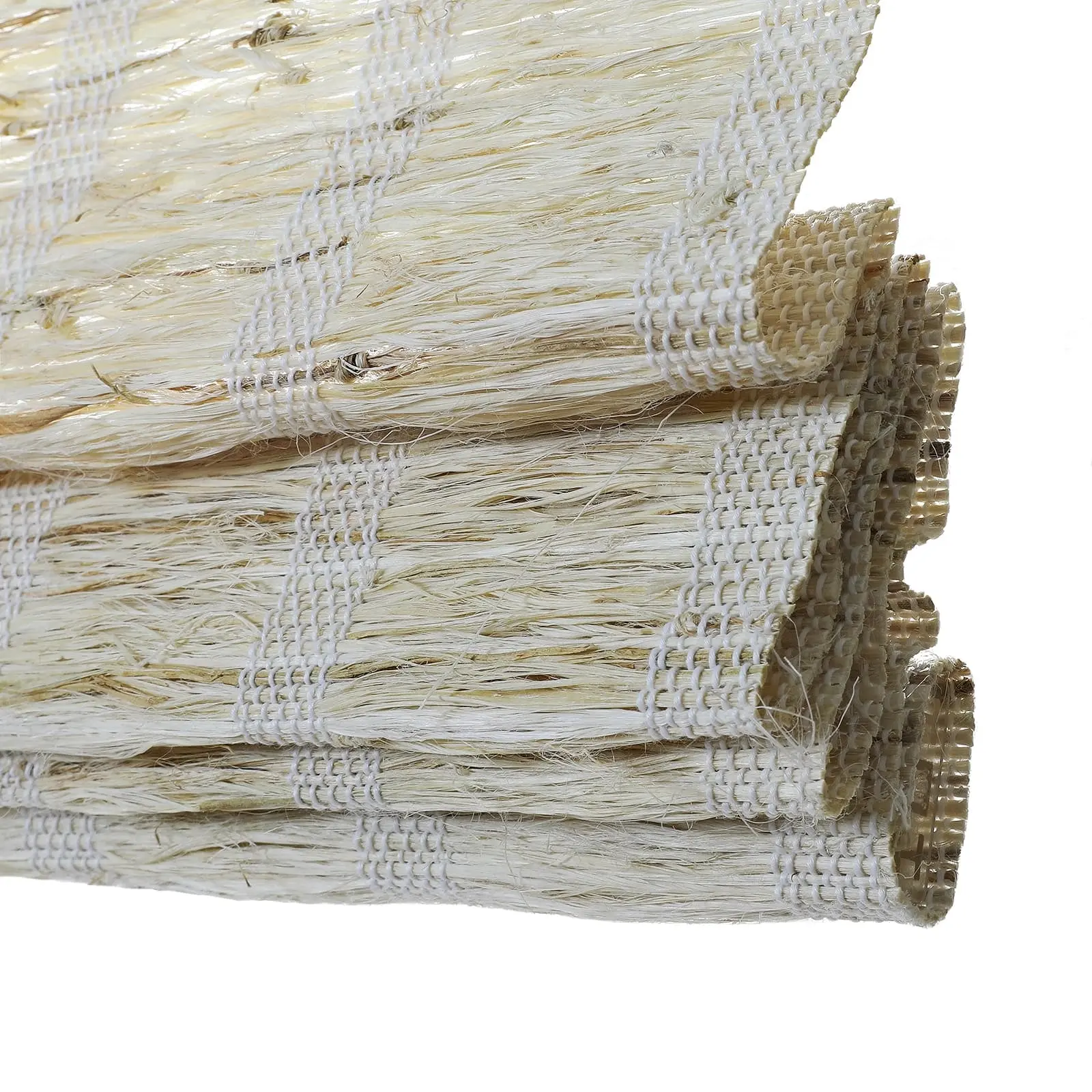 Lay Natural Ramie Bamboo Woven Shade - Shell - Image 5