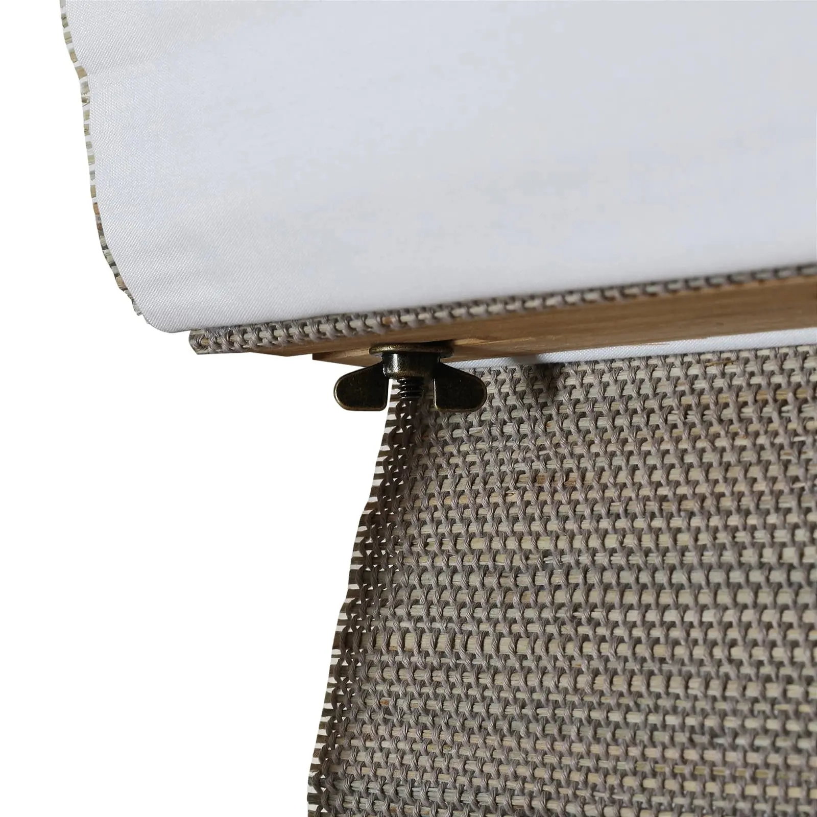 Lay Natural Ramie Bamboo Woven Shade - Windswept - Image 5