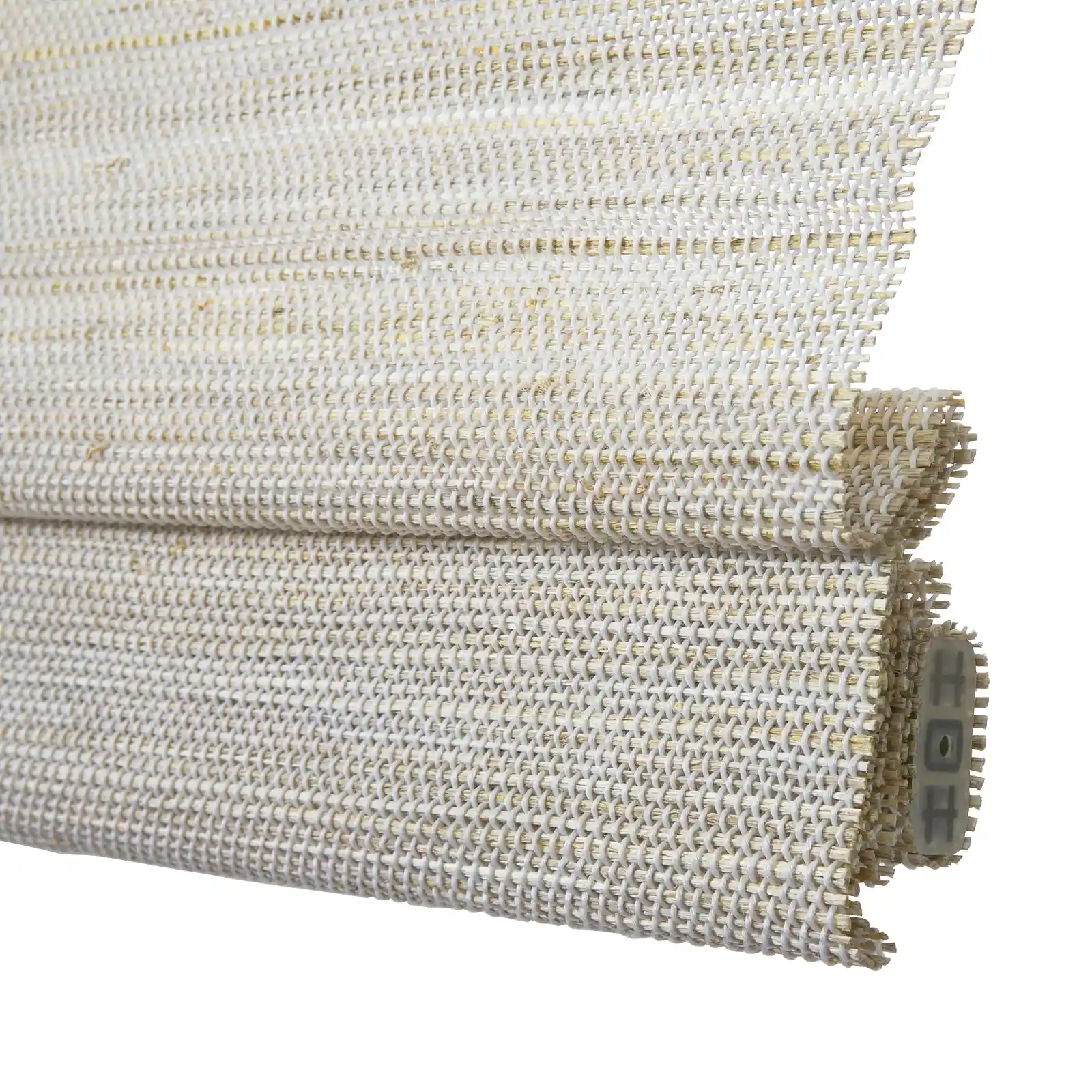Lay Natural Ramie Top Down Bottom Up Woven Wood Shade Cordless - Wall White - Image 5